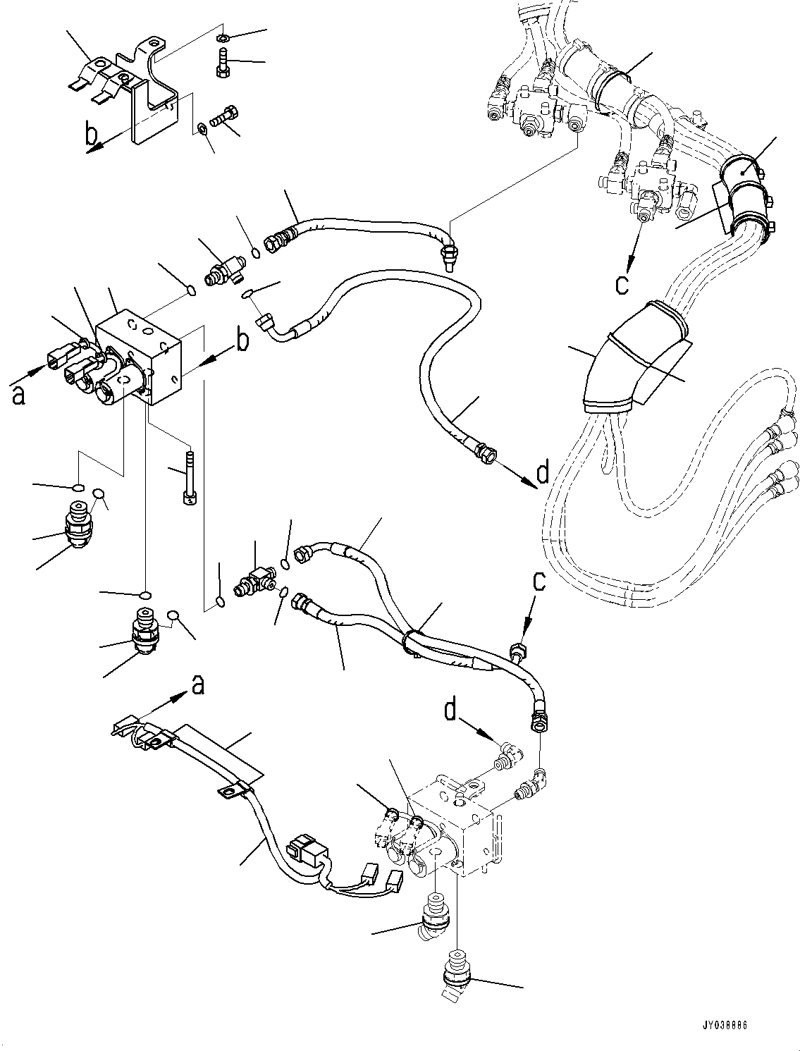 Жгут проводов 22N-06-55310 KOMATSU