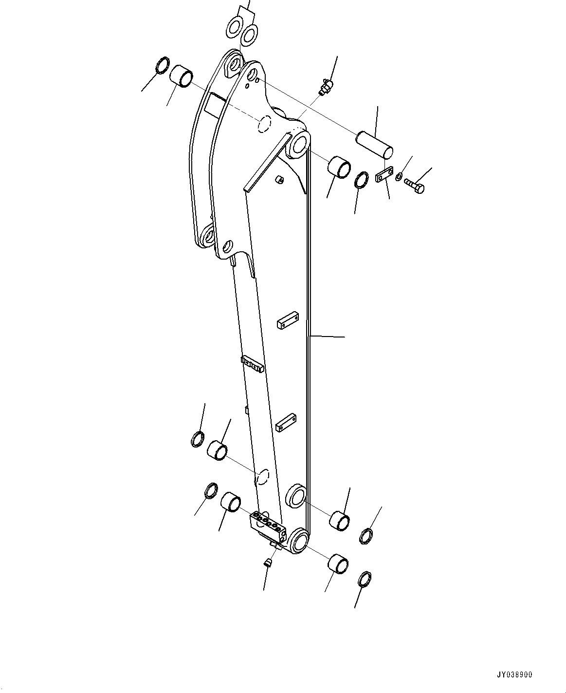 ARM 1640 MM, ASSEMBLY 22N-70-31901 KOMATSU
