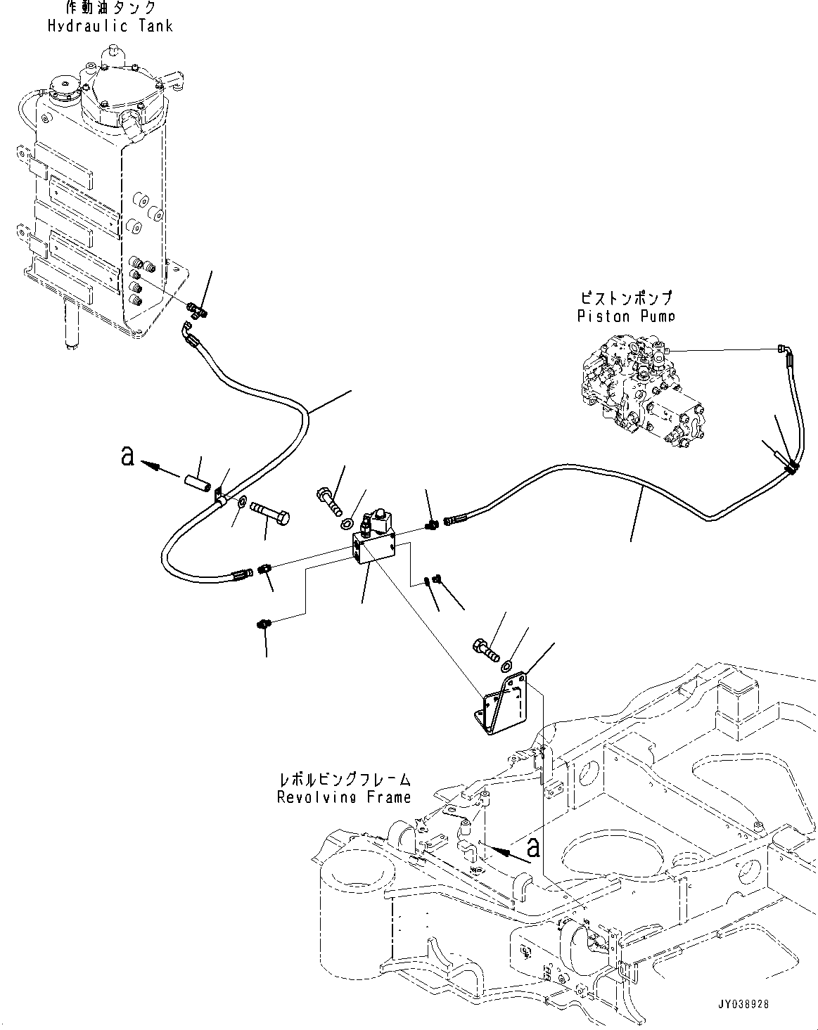 Соединительный штуцер 22N-973-3440 KOMATSU