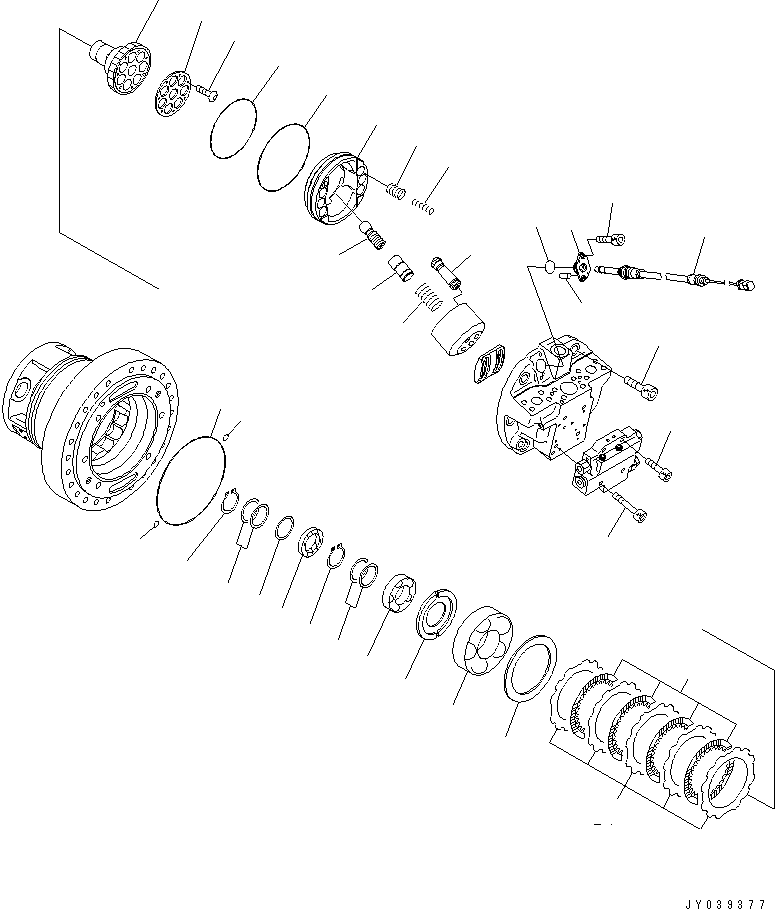 Комплект распорок (\7\706-8F-41350) KOMATSU