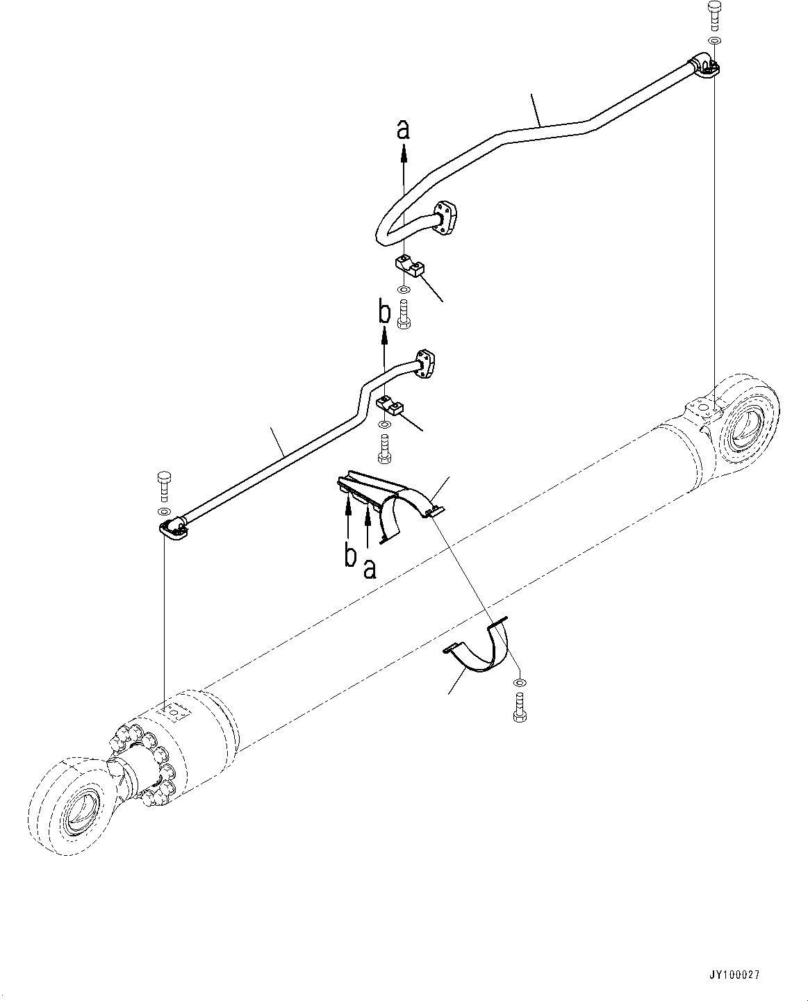 Трубка 707-86-01470 KOMATSU