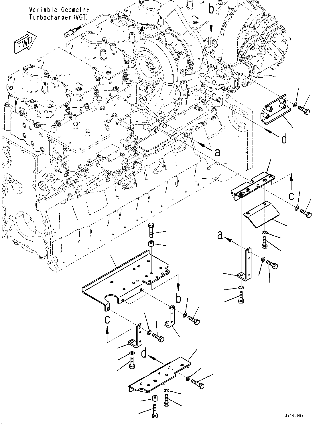 Крышка 6246-11-7810 KOMATSU