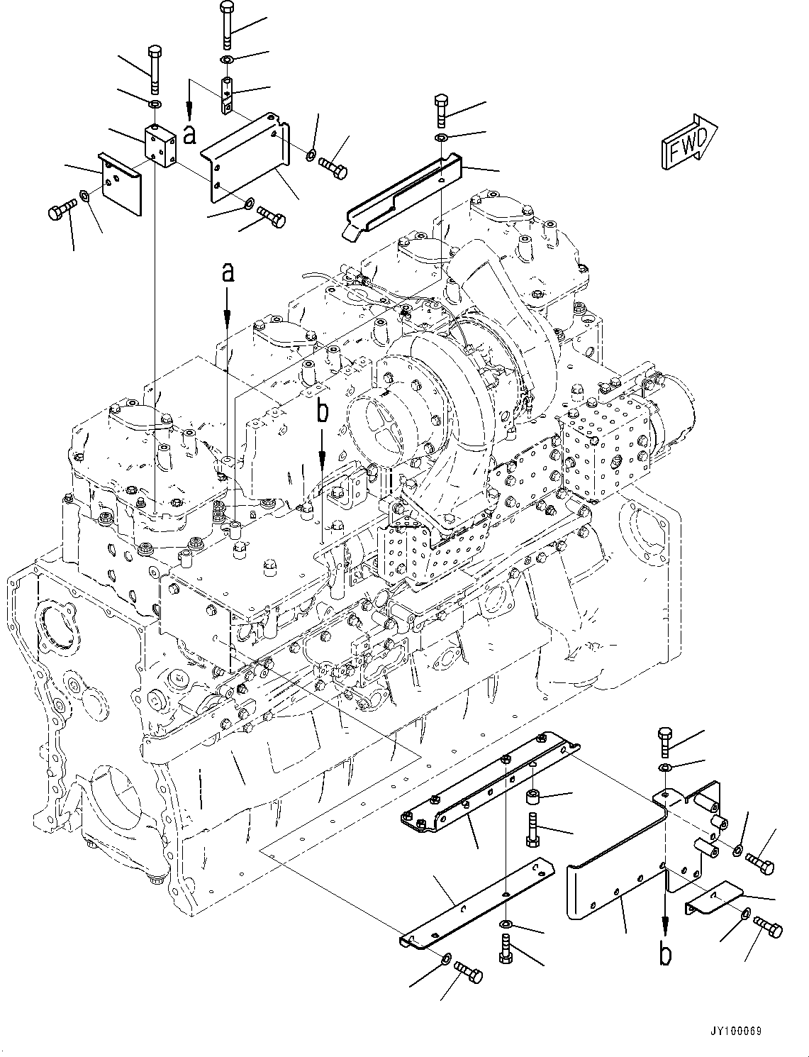 Крышка 6246-11-7760 KOMATSU