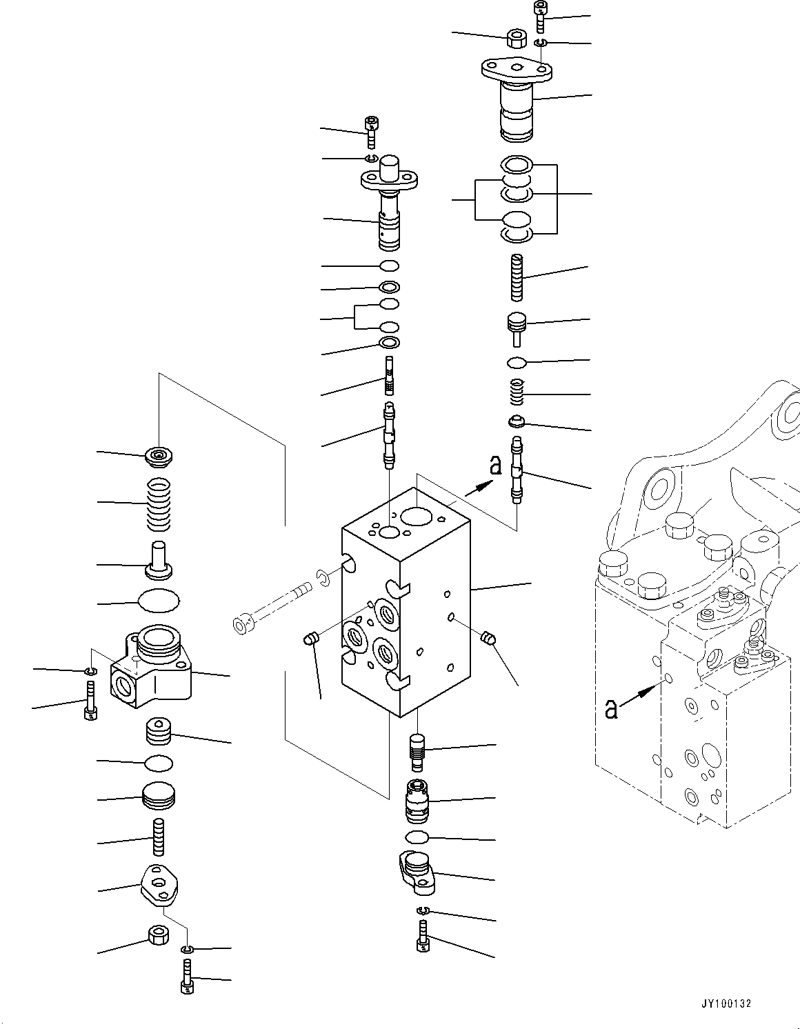 Клапан в сборе (708-25-09581) KOMATSU