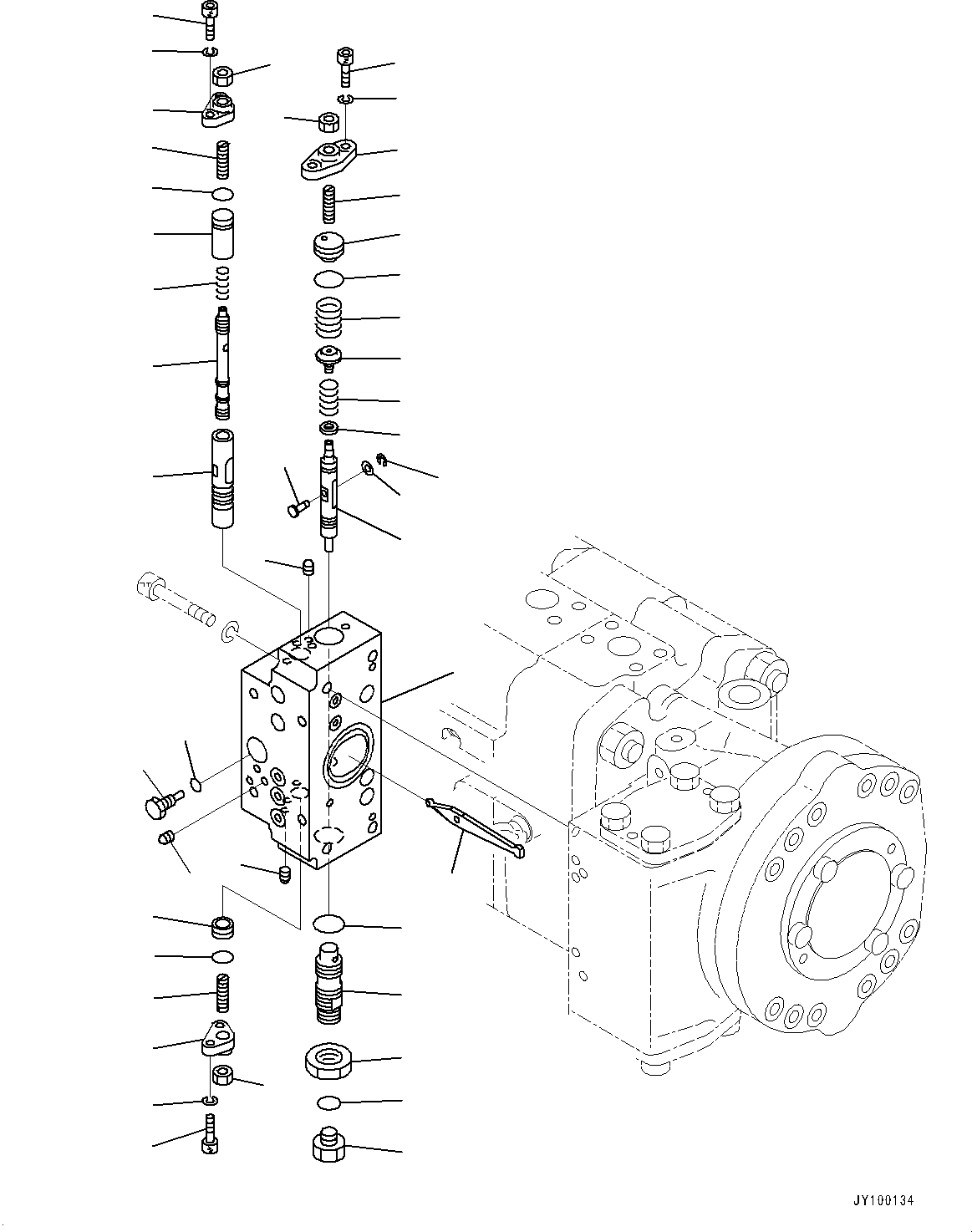 Valve Assembly, Servo 708-2L-07240 KOMATSU