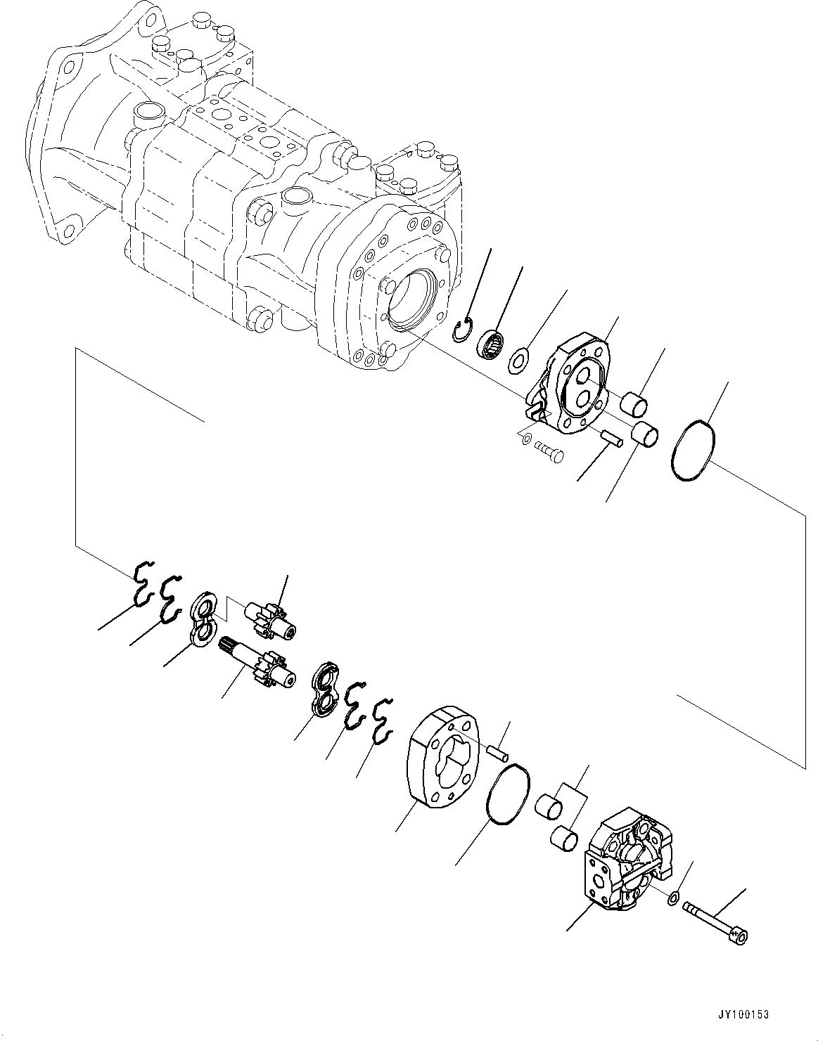 Шестерня ведущая (705-17-23710) KOMATSU