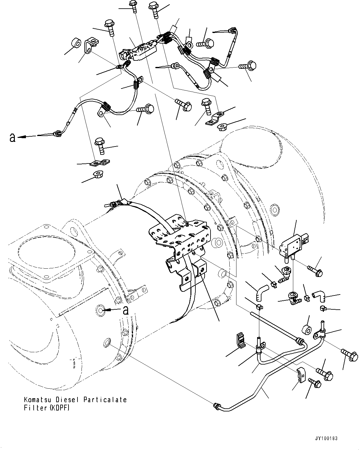 Komatsu Diesel Particulate Filter (KDPF) Assembly 6537-01-0101 KOMATSU