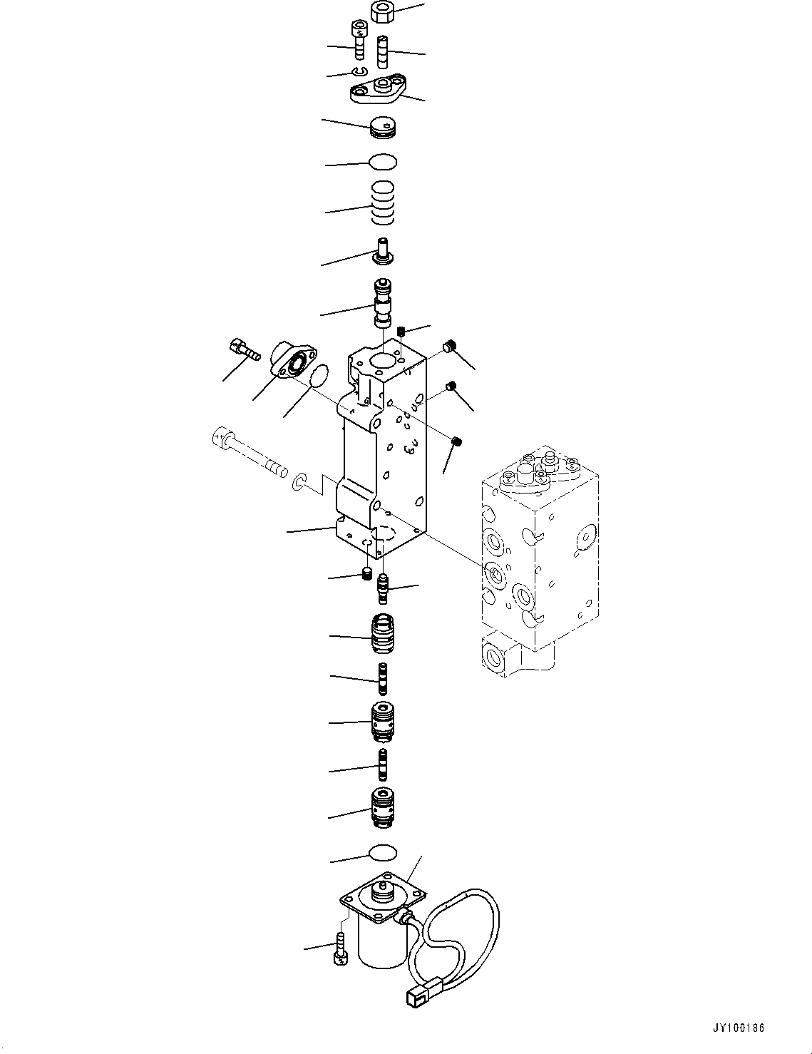 Клапан в сборе 708-2H-03480 KOMATSU