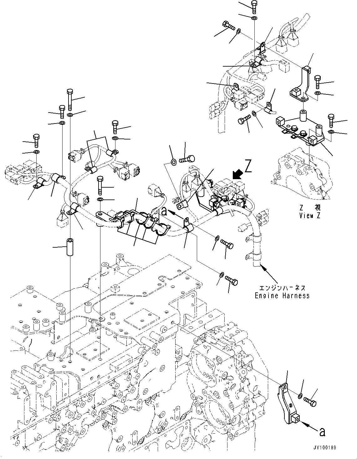 Кронштейн в сборе 6246-81-5860 KOMATSU