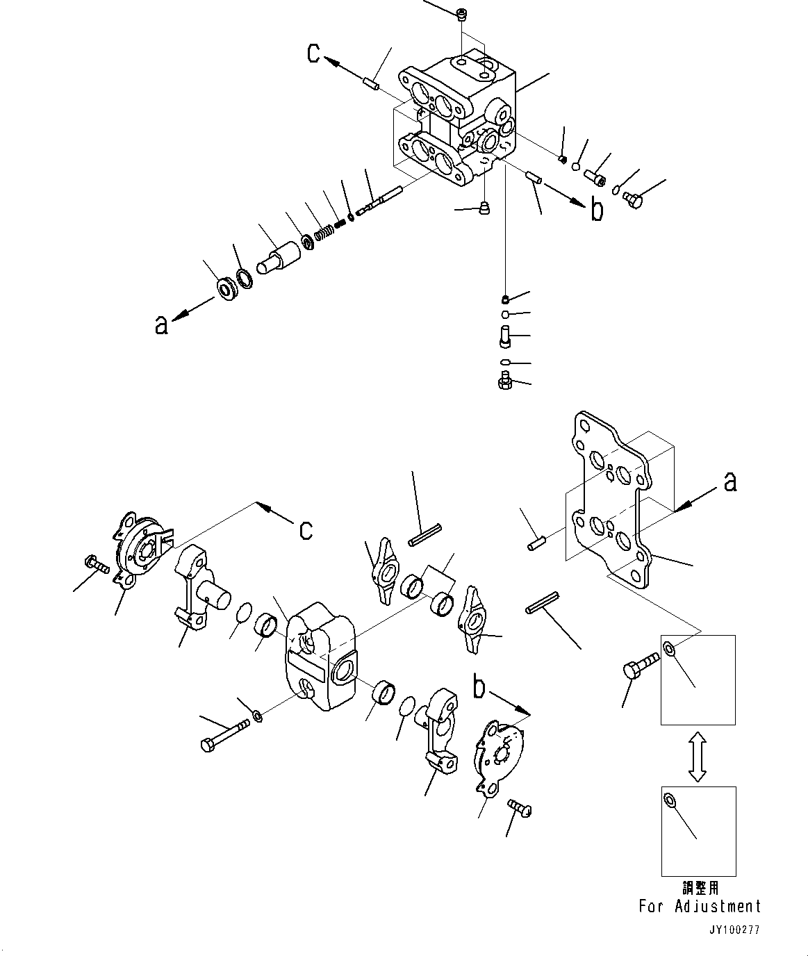 Клапан пилотный 702-16-04272 KOMATSU