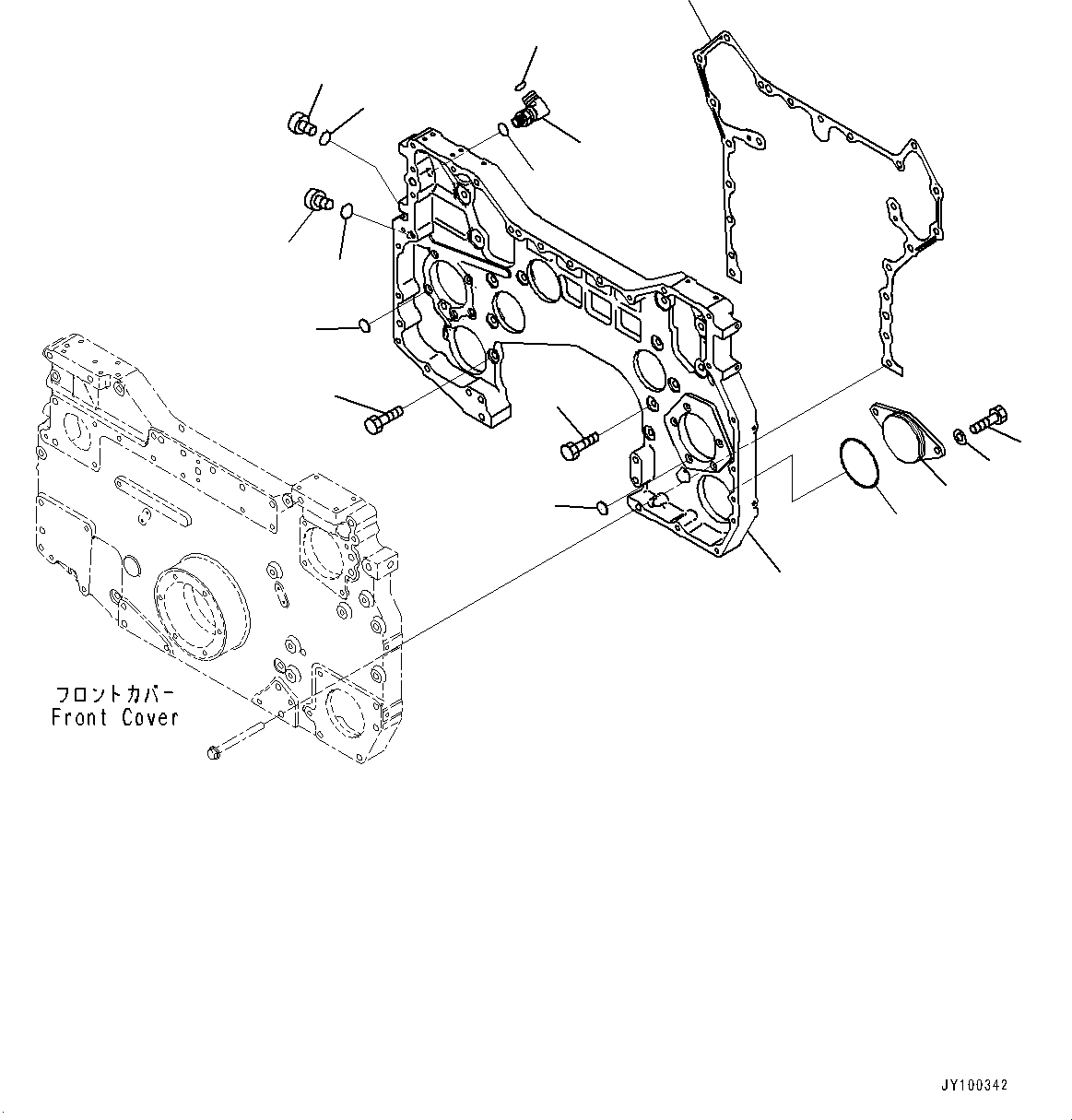 Угольник 6265-51-9220 KOMATSU