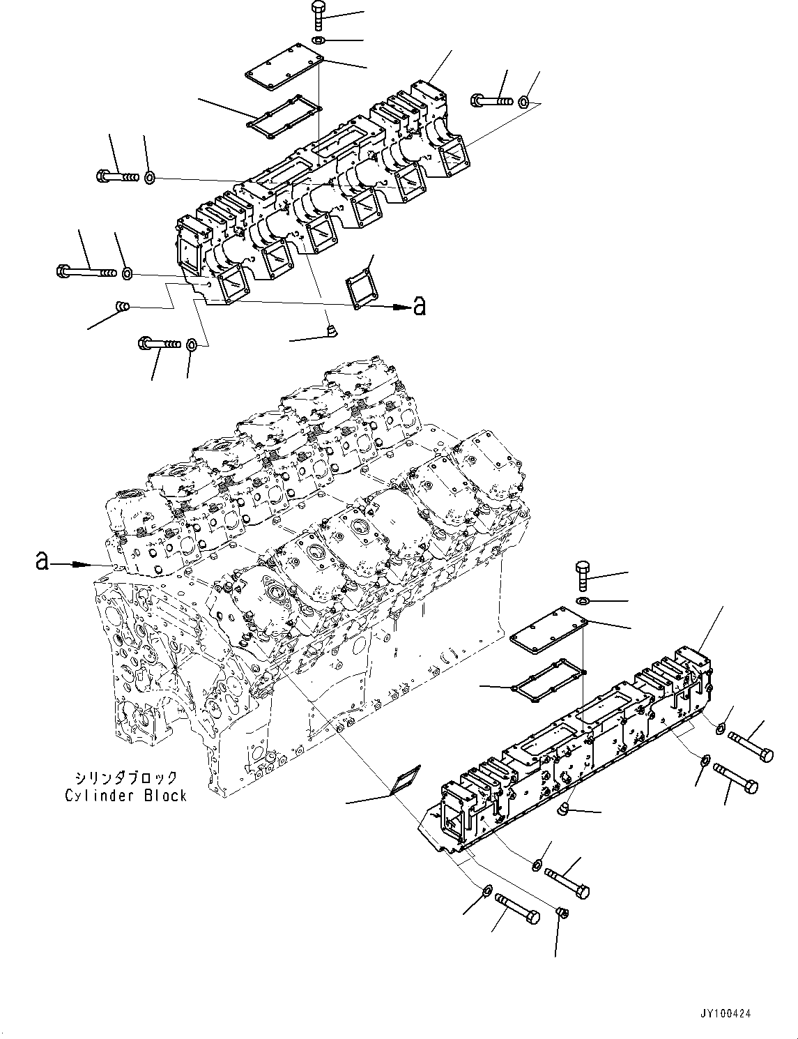 Распределительный коллектор 6266-11-4110 KOMATSU