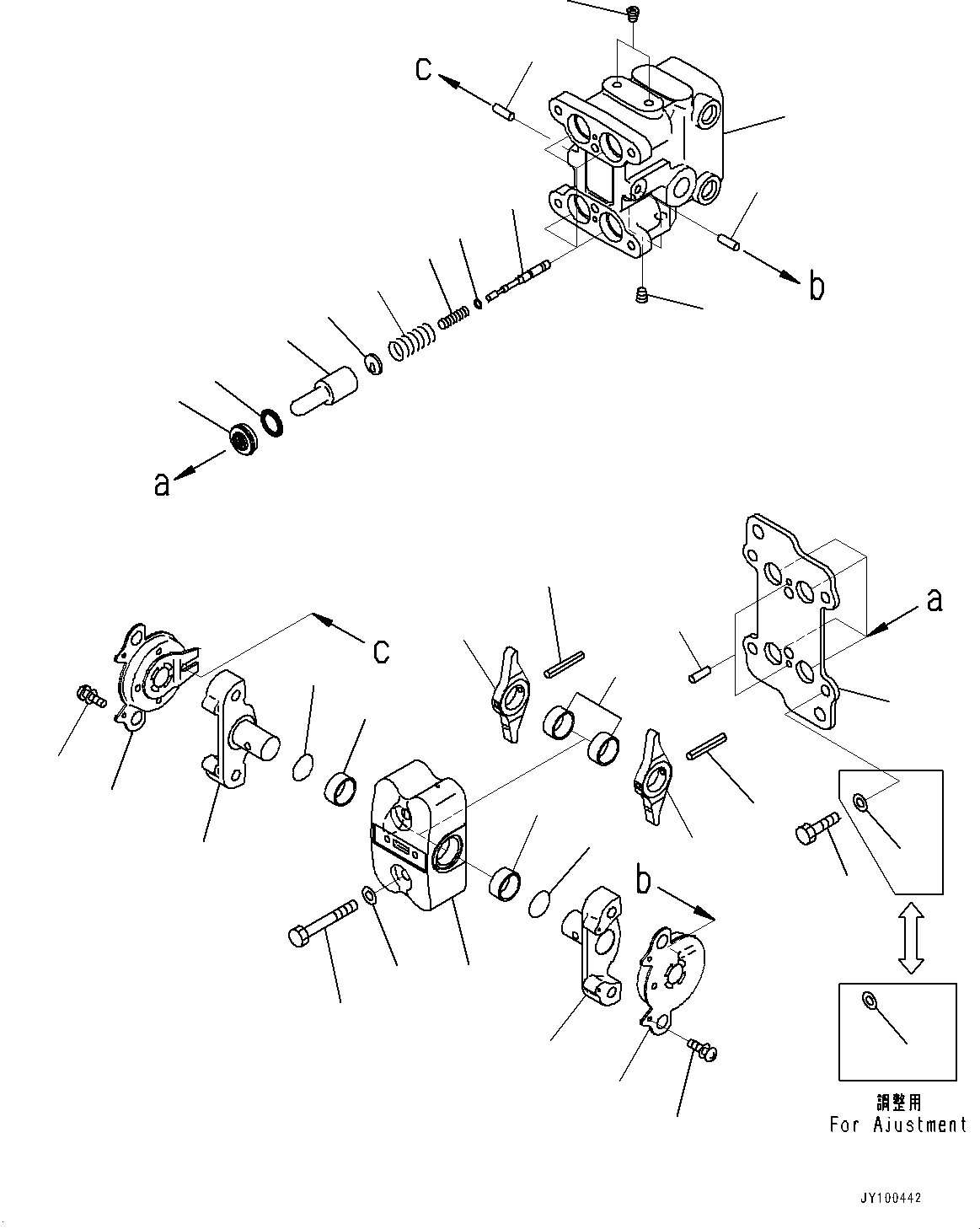 Клапан пилотный 702-22-01011 KOMATSU