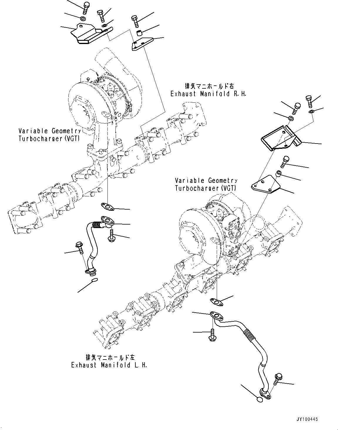 Трубка 6266-51-8510 KOMATSU