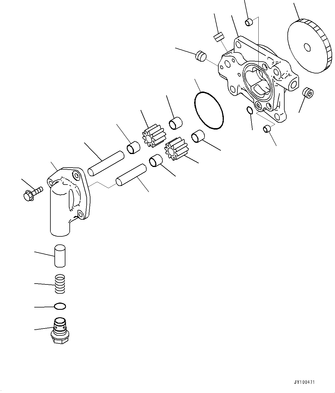 Gear Assembly PML156-10200 KOMATSU
