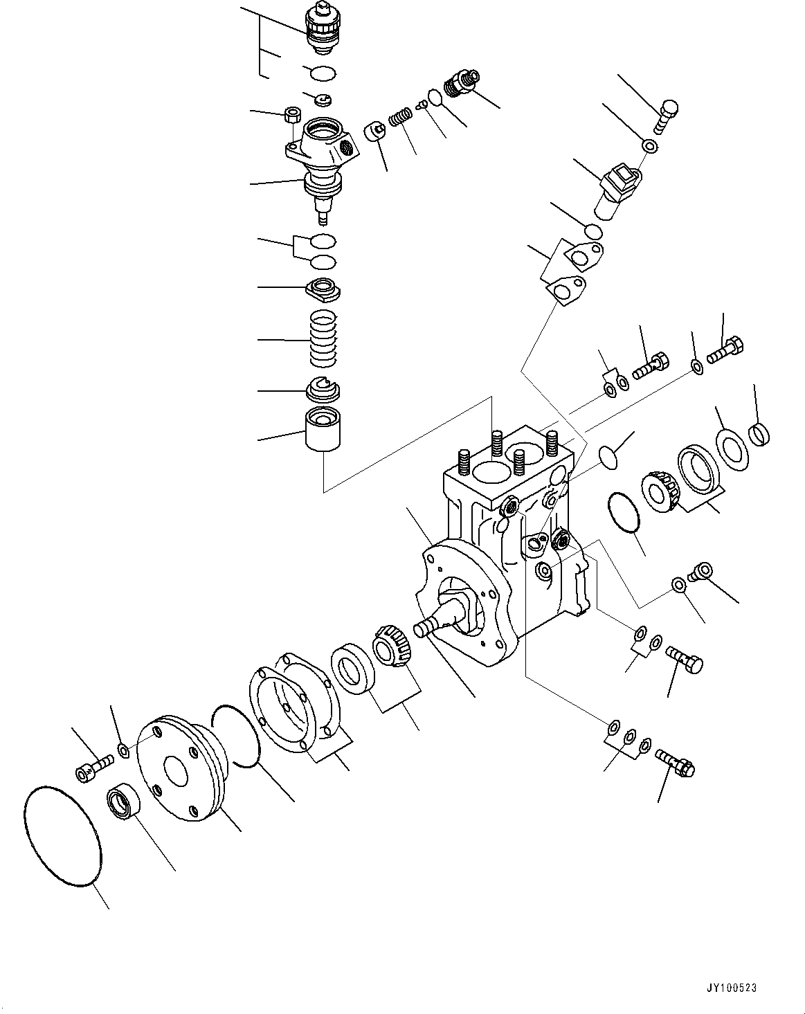 Fuel Supply Pump Assembly ND094100-0660 KOMATSU