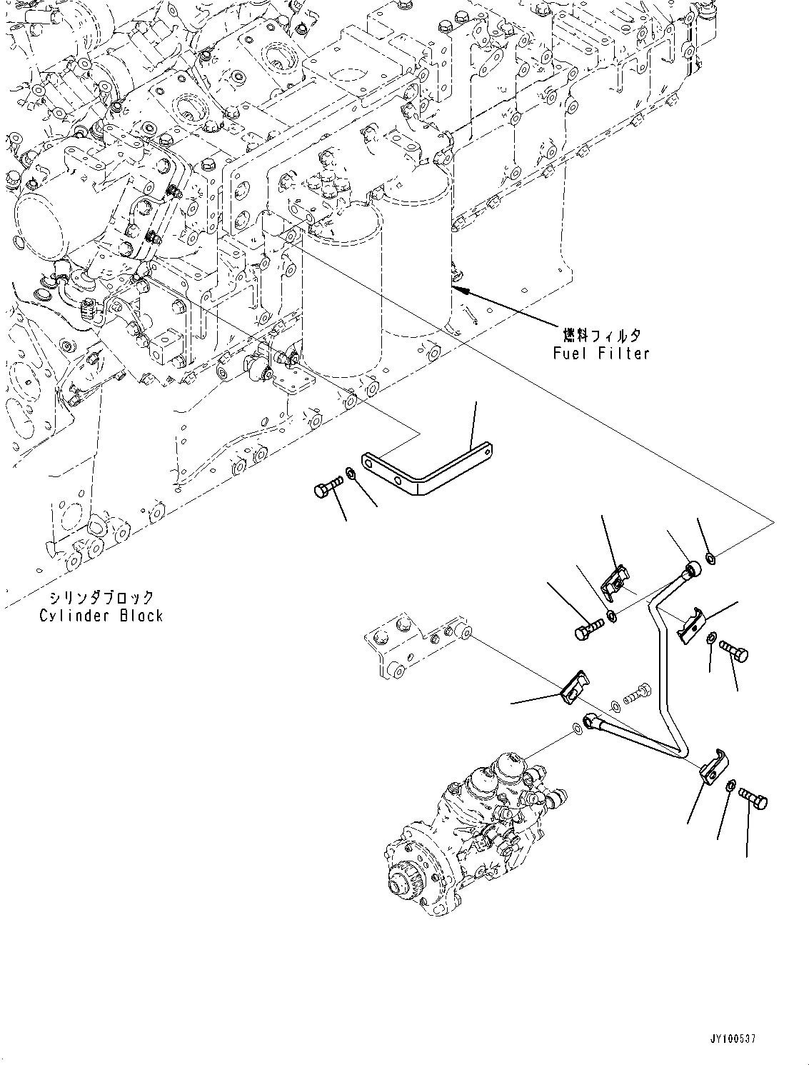 Трубка 6266-71-6140 KOMATSU