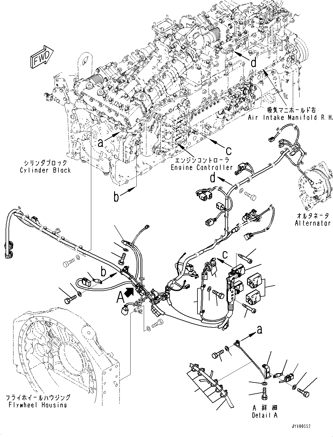 Жгут проводов 6266-81-8770 KOMATSU