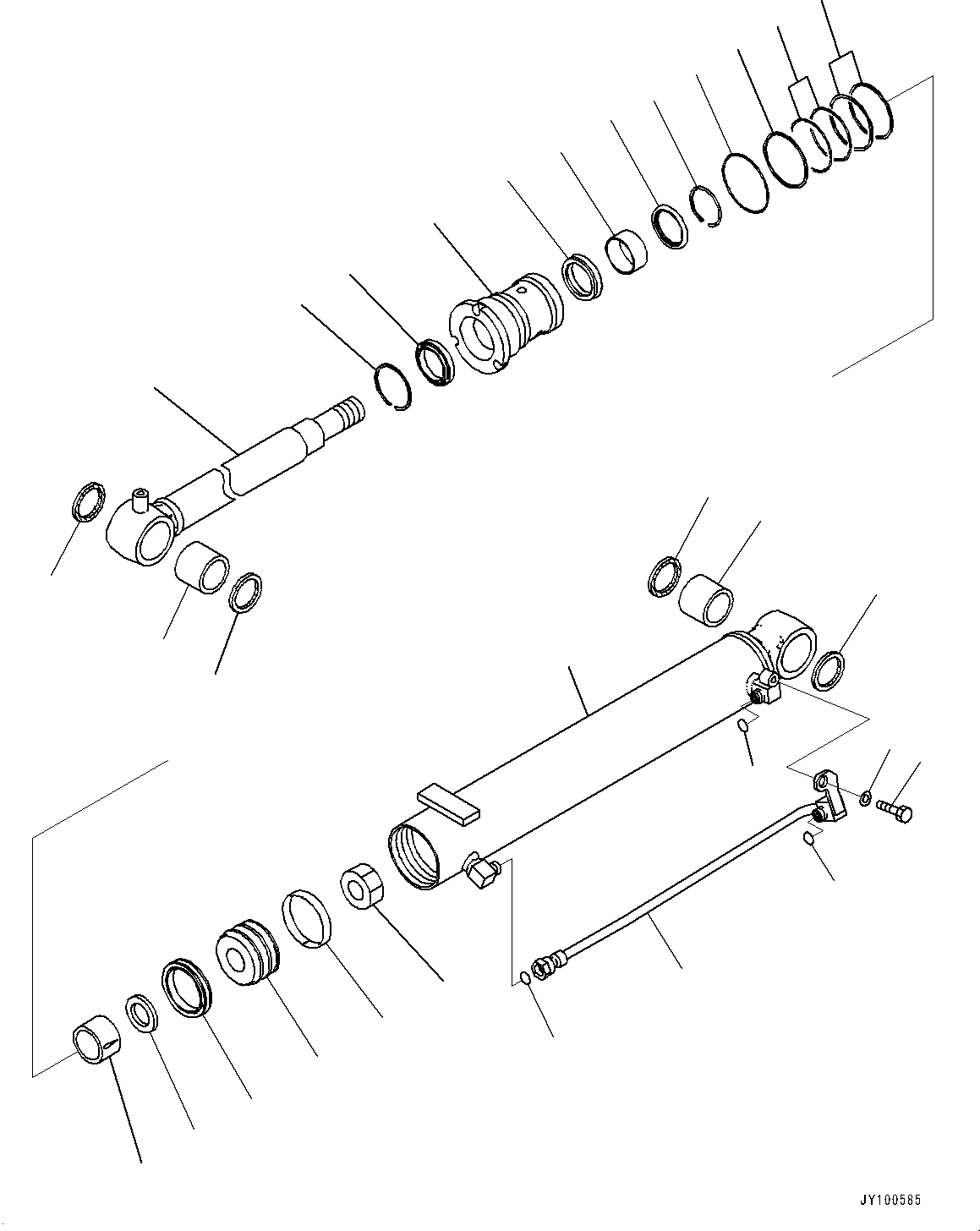 Головка цилиндра 707-29-65280 KOMATSU