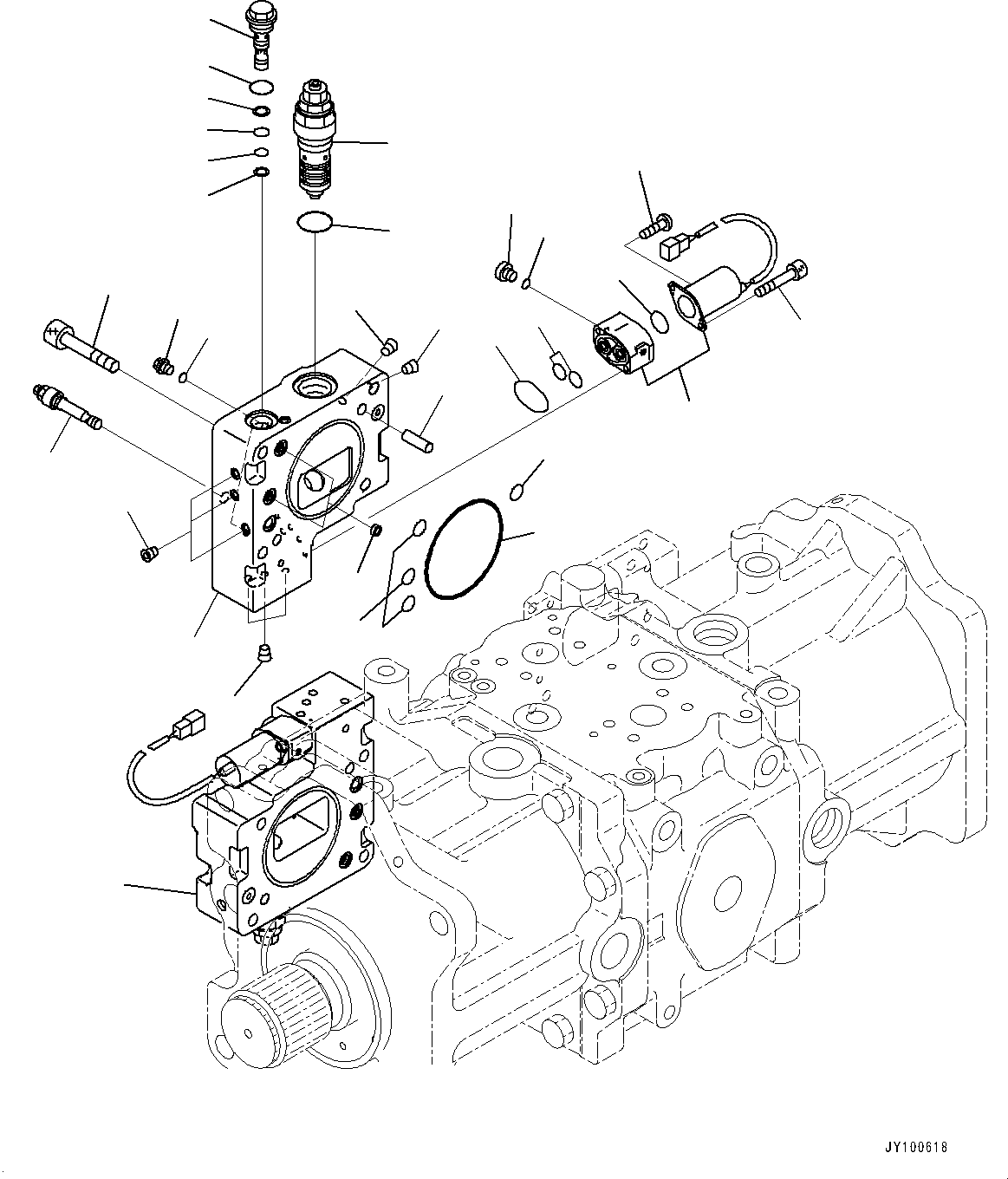 Блок (подузел) (708-2K-04220) KOMATSU