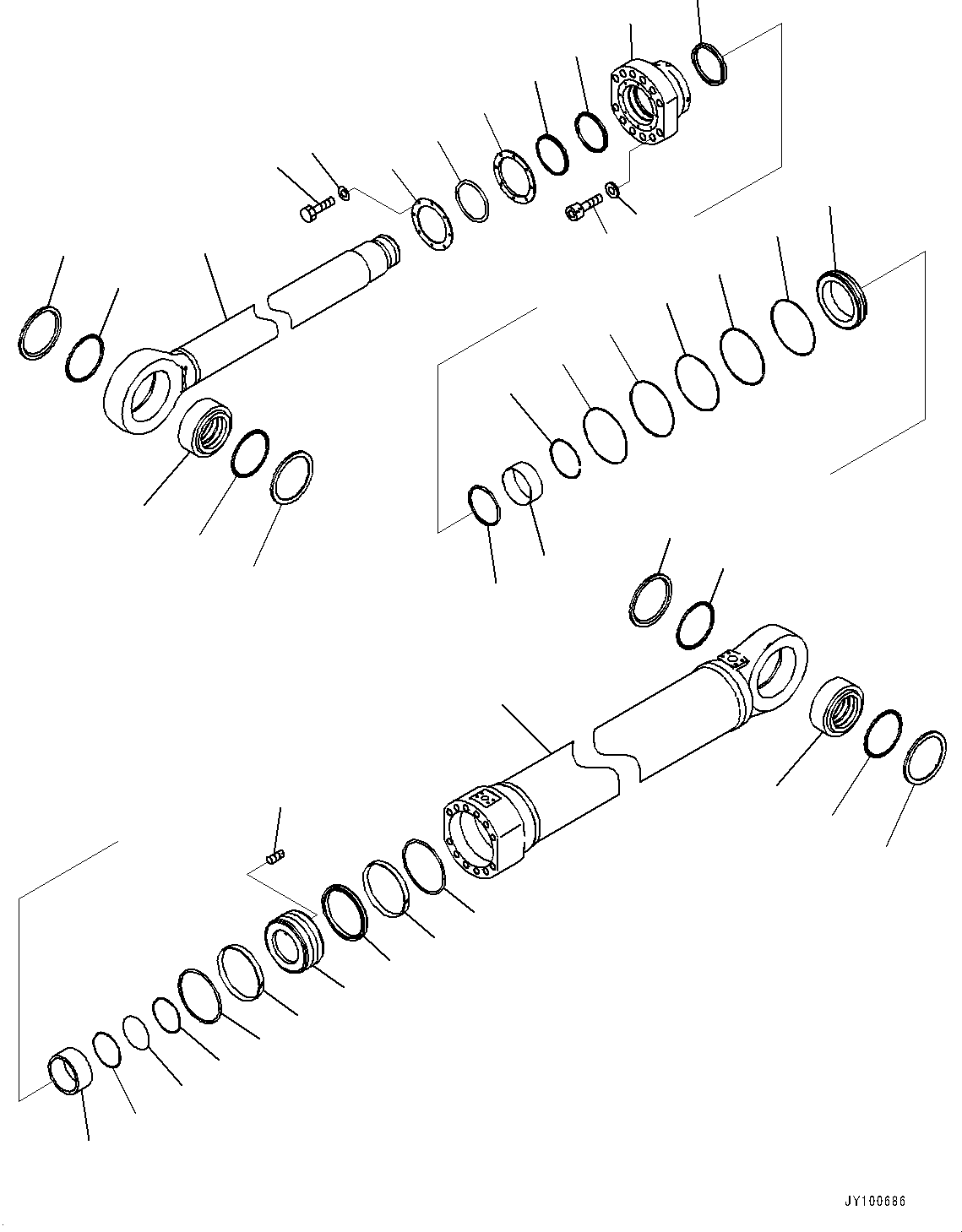 Уплотнительное кольцо (ремкомплект K03) 07000-B5300 KOMATSU
