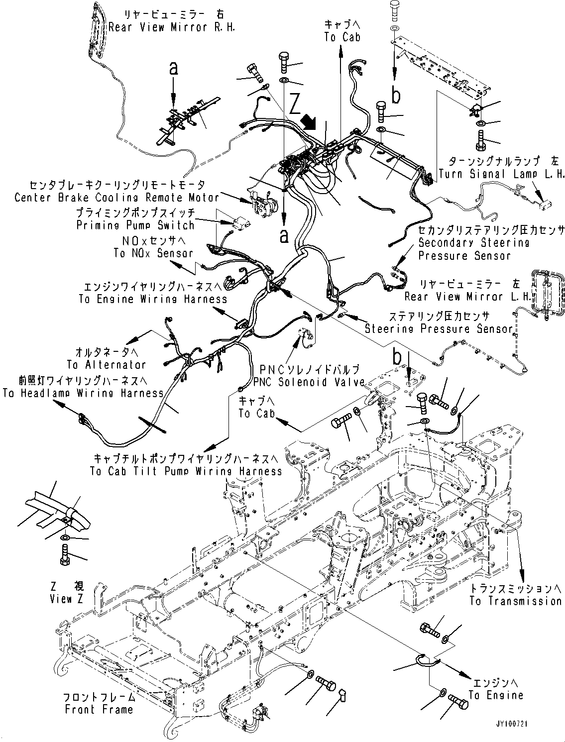 Жгут проводов 56B-06-51112 KOMATSU