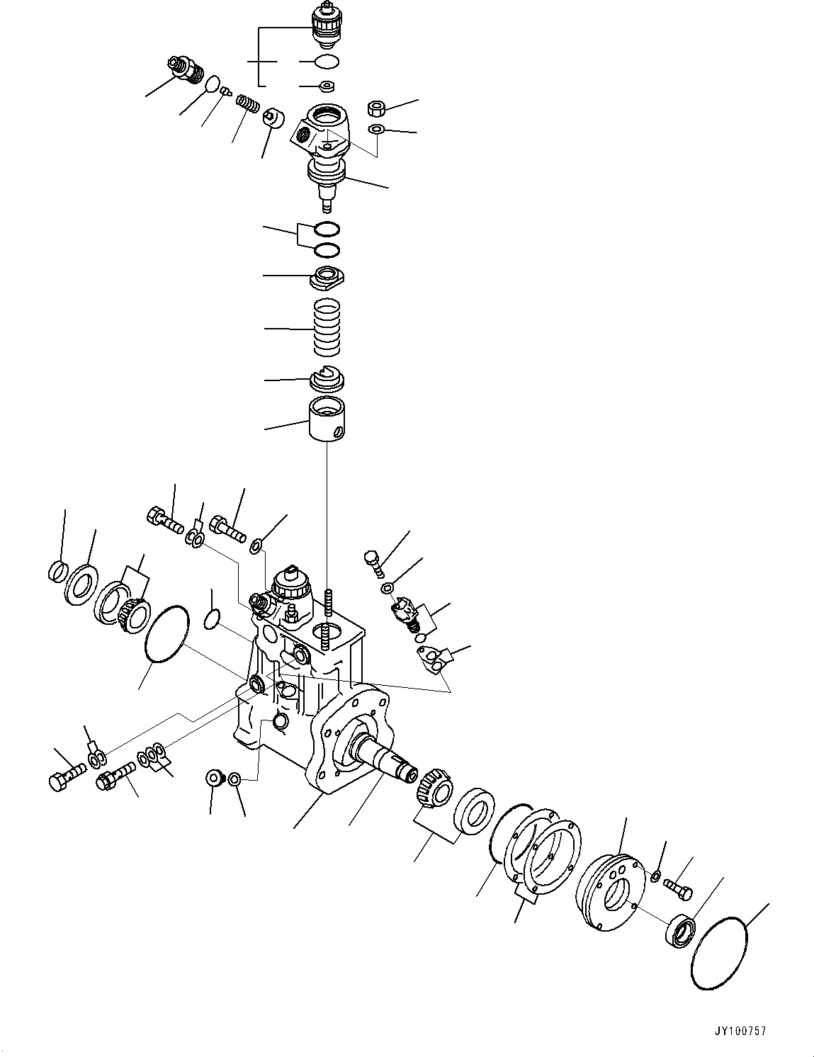 PCV Element Assembly ND094040-0550 KOMATSU