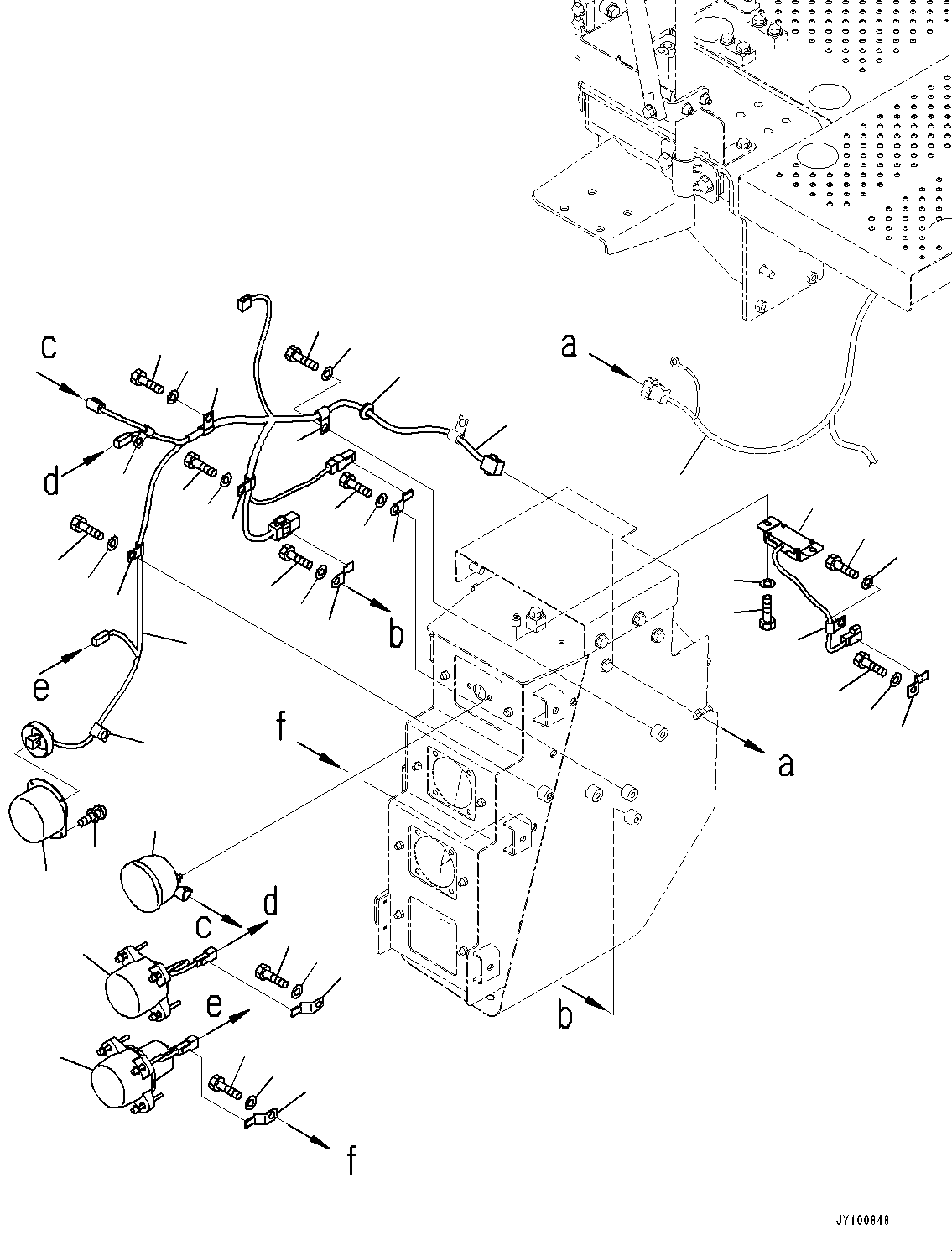 Box Assembly, Lamp 566-85-8N511 KOMATSU