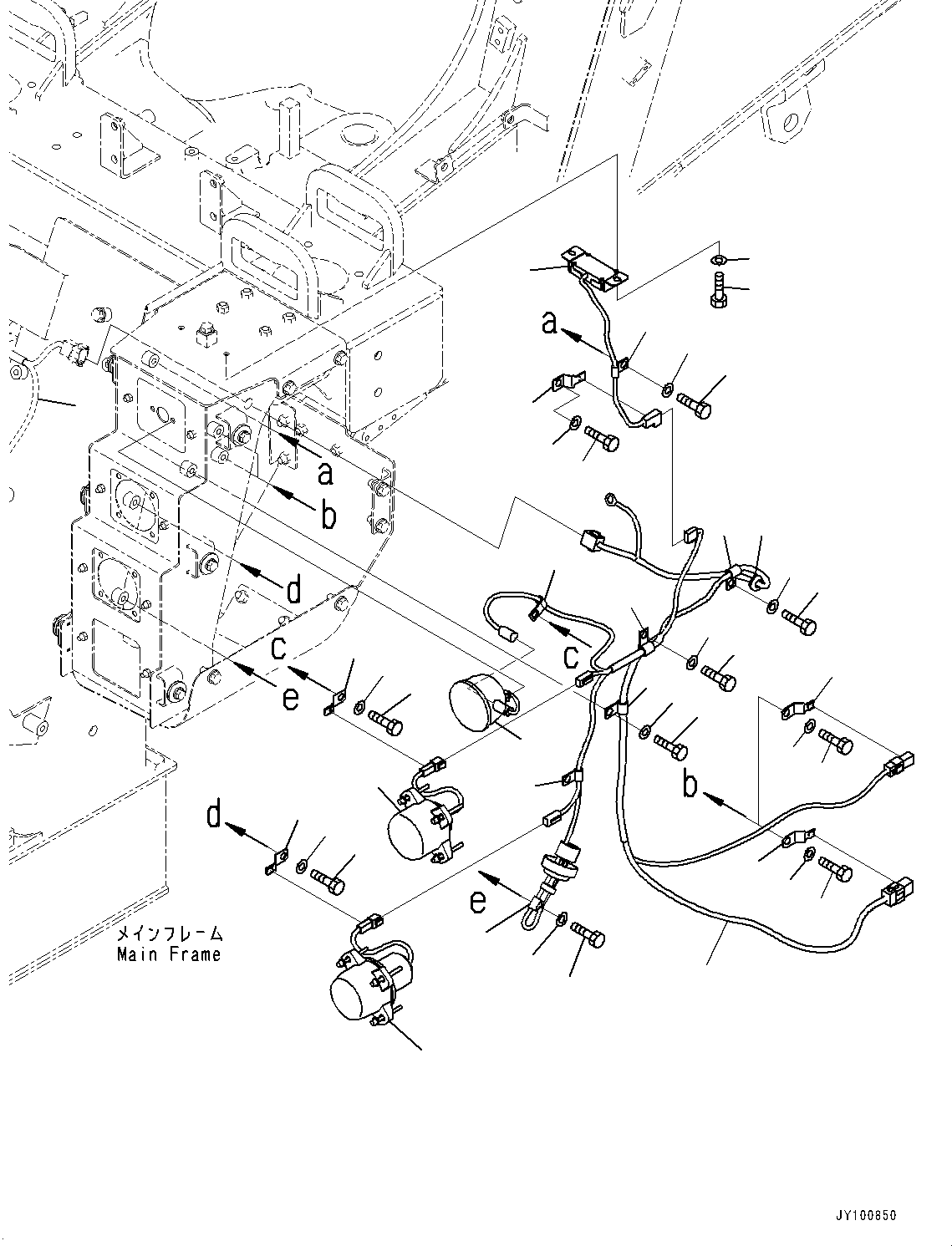 Box Assembly, Lamp 566-54-8N522 KOMATSU