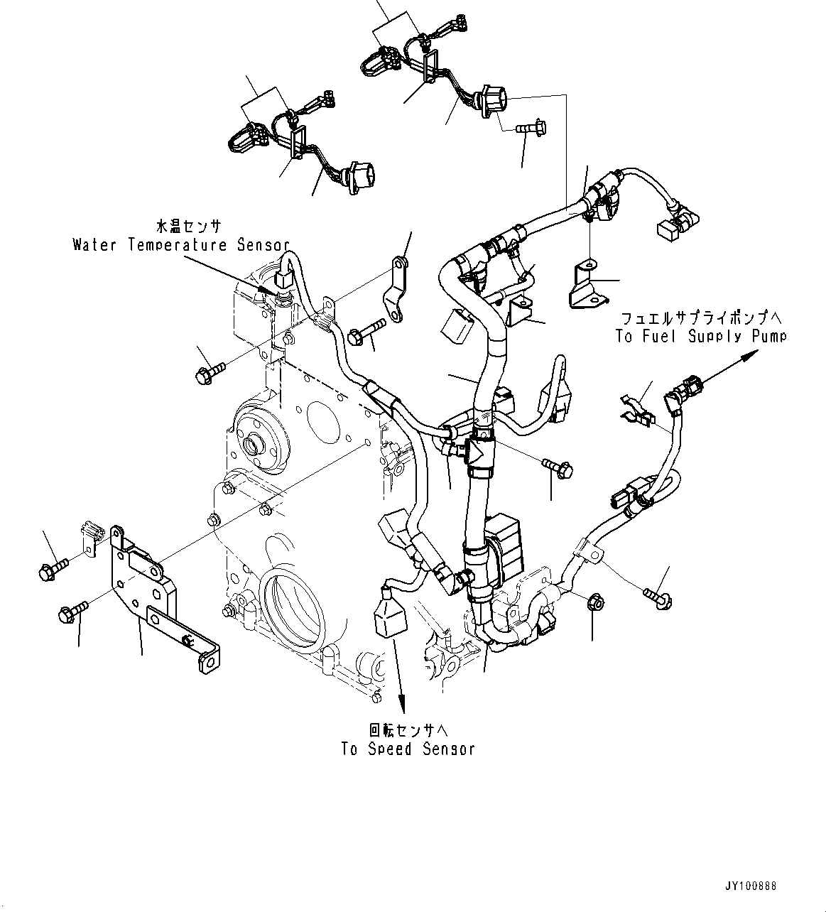 Жгут проводов 6751-81-8151 KOMATSU