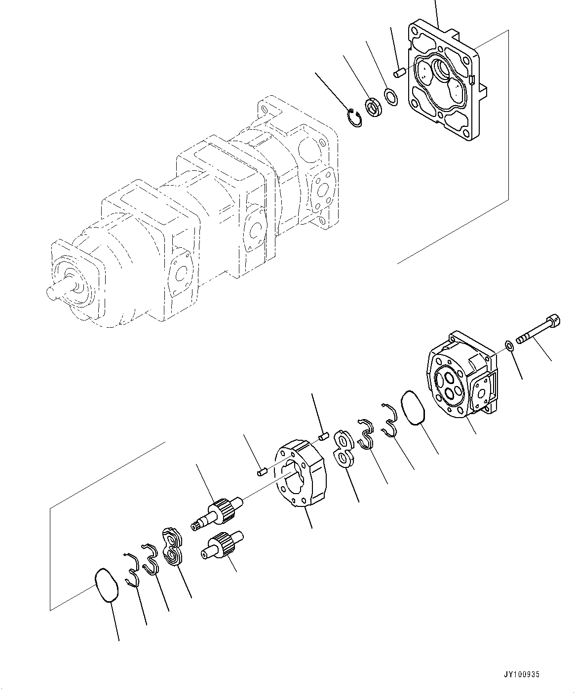 Шестерня ведущая (705-19-27360) KOMATSU