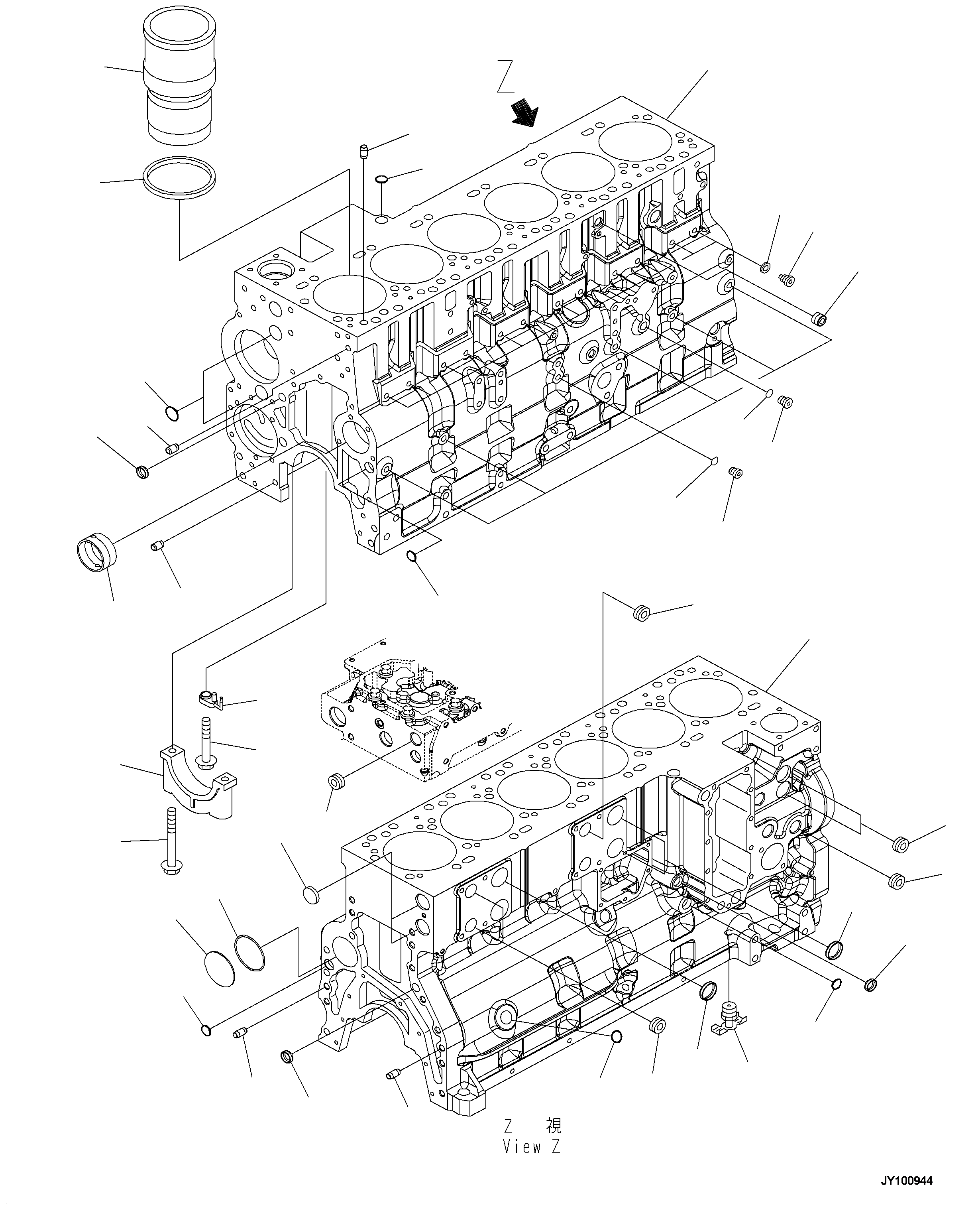 Liner, Cylinder 6741-21-2211 KOMATSU