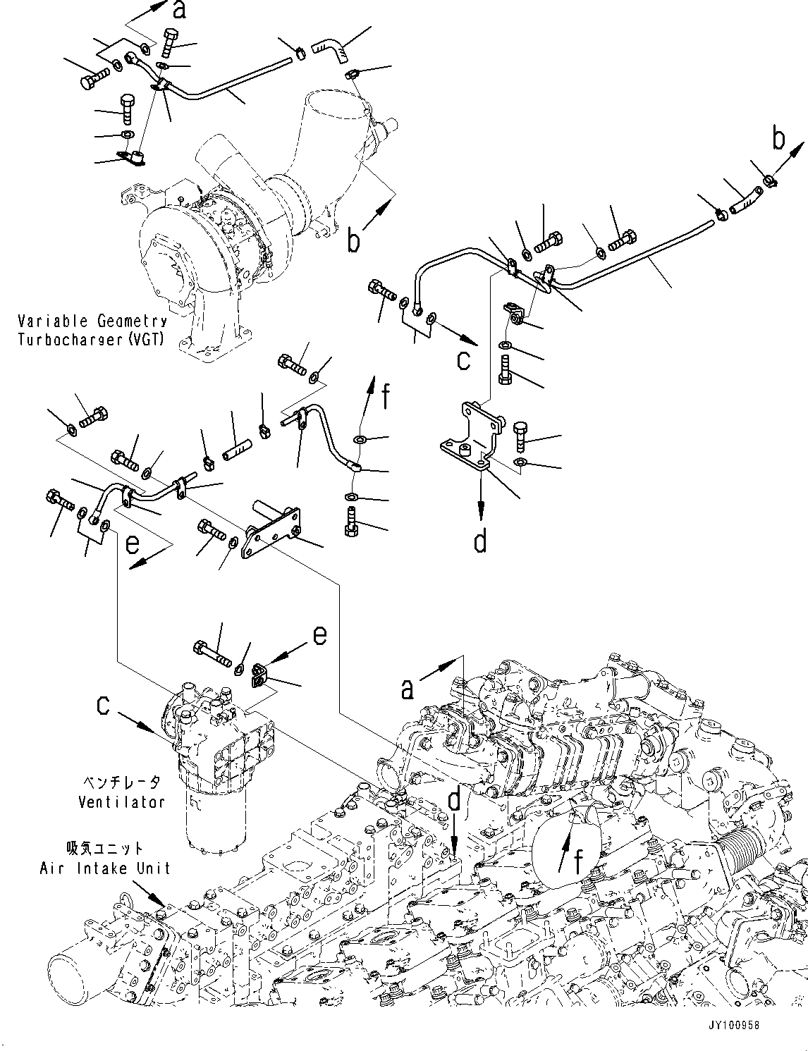 Трубка 6266-21-7230 KOMATSU