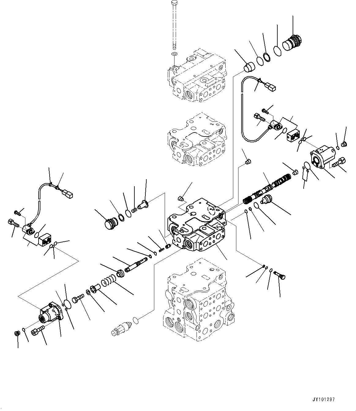 Клапан в сборе 723-61-27600 KOMATSU