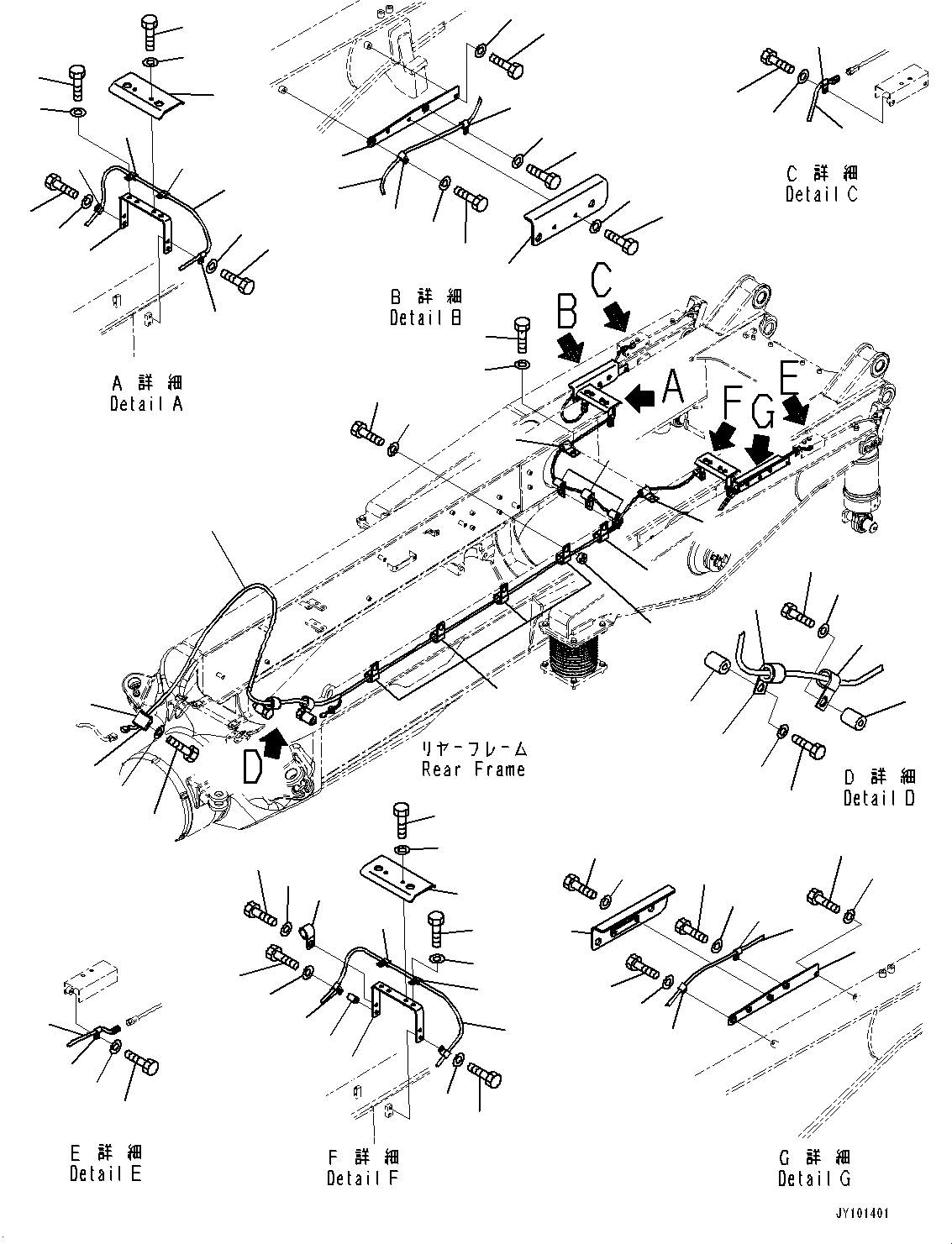 Жгут проводов 56B-86-56551 KOMATSU