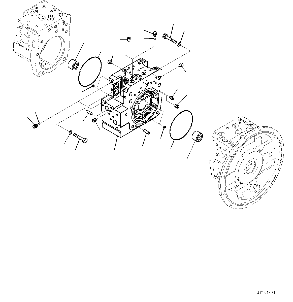 Cap Assembly, End (708-2G-04970) KOMATSU