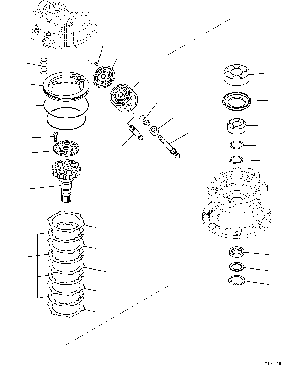 Motor Subassembly 706-7G-03230 KOMATSU