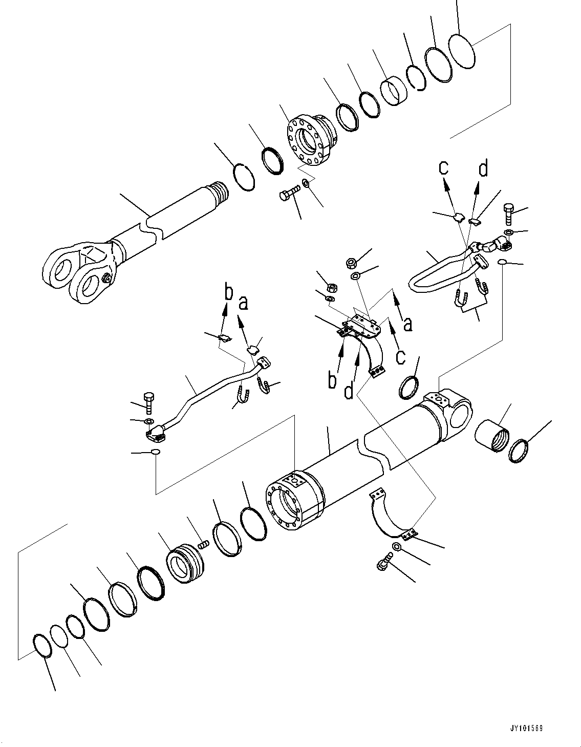 Трубка 707-86-00341 KOMATSU