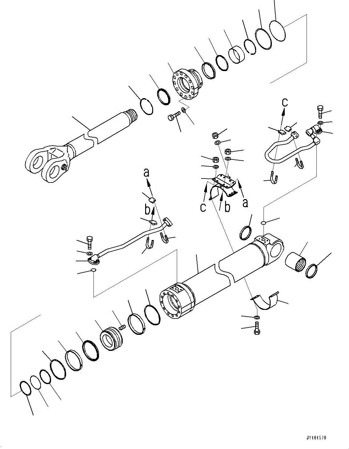 Трубка 707-86-00351 KOMATSU