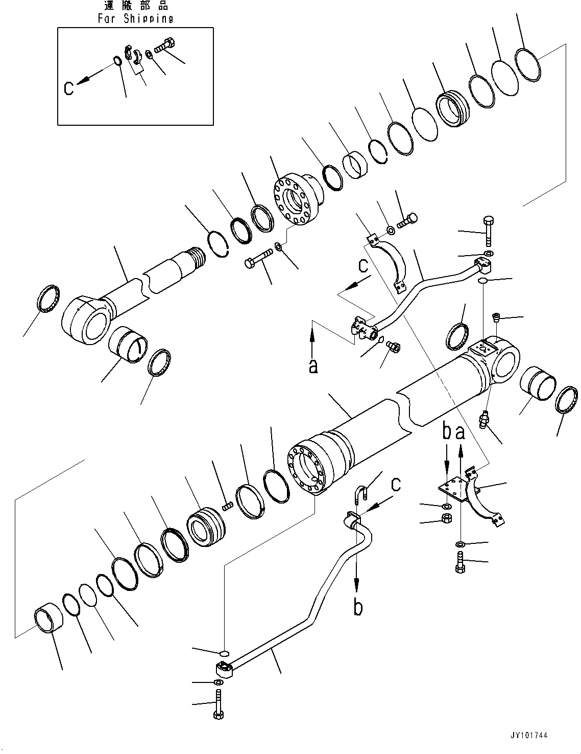 Упорное кольцо 707-71-35480 KOMATSU