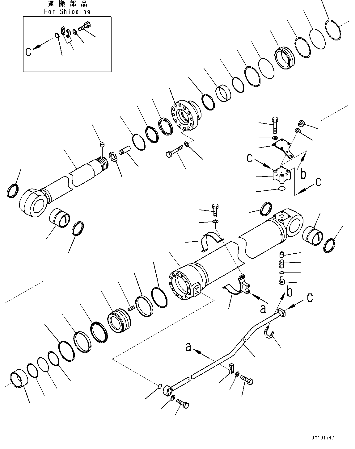 Трубка 707-86-18210 KOMATSU