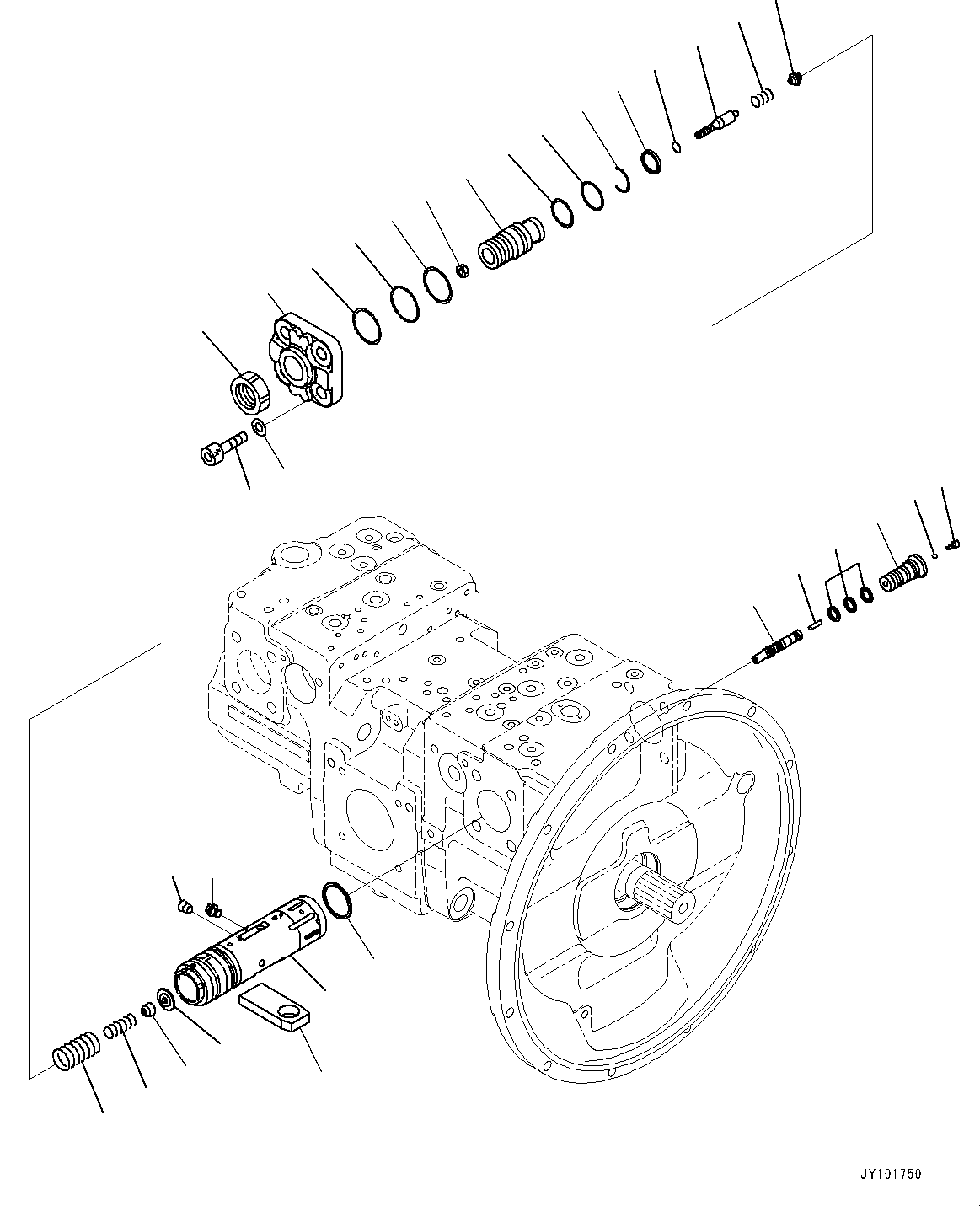 Piston Assembly, Servo (708-2J-04310) KOMATSU