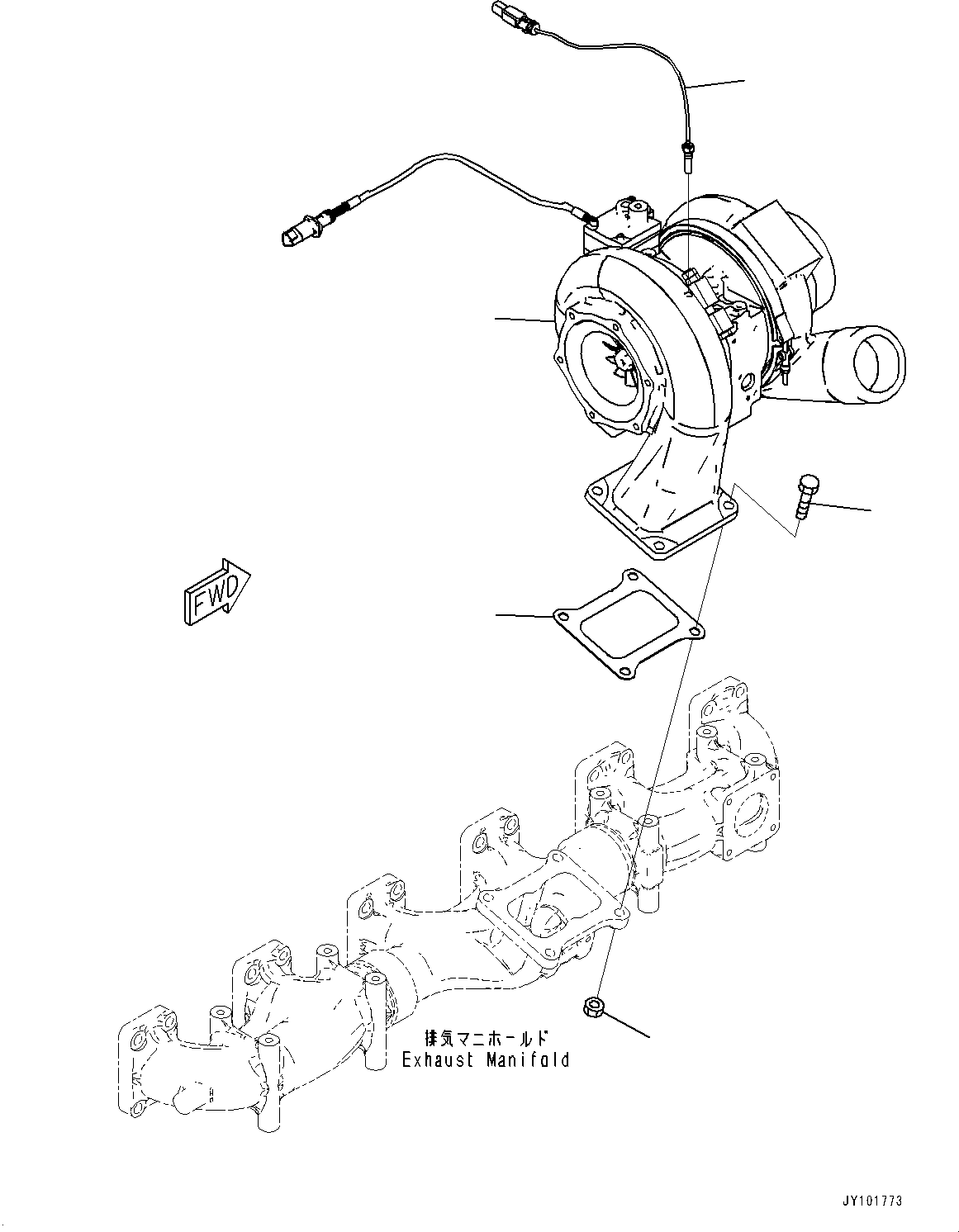 Turbocharger 6509-12-5020 KOMATSU
