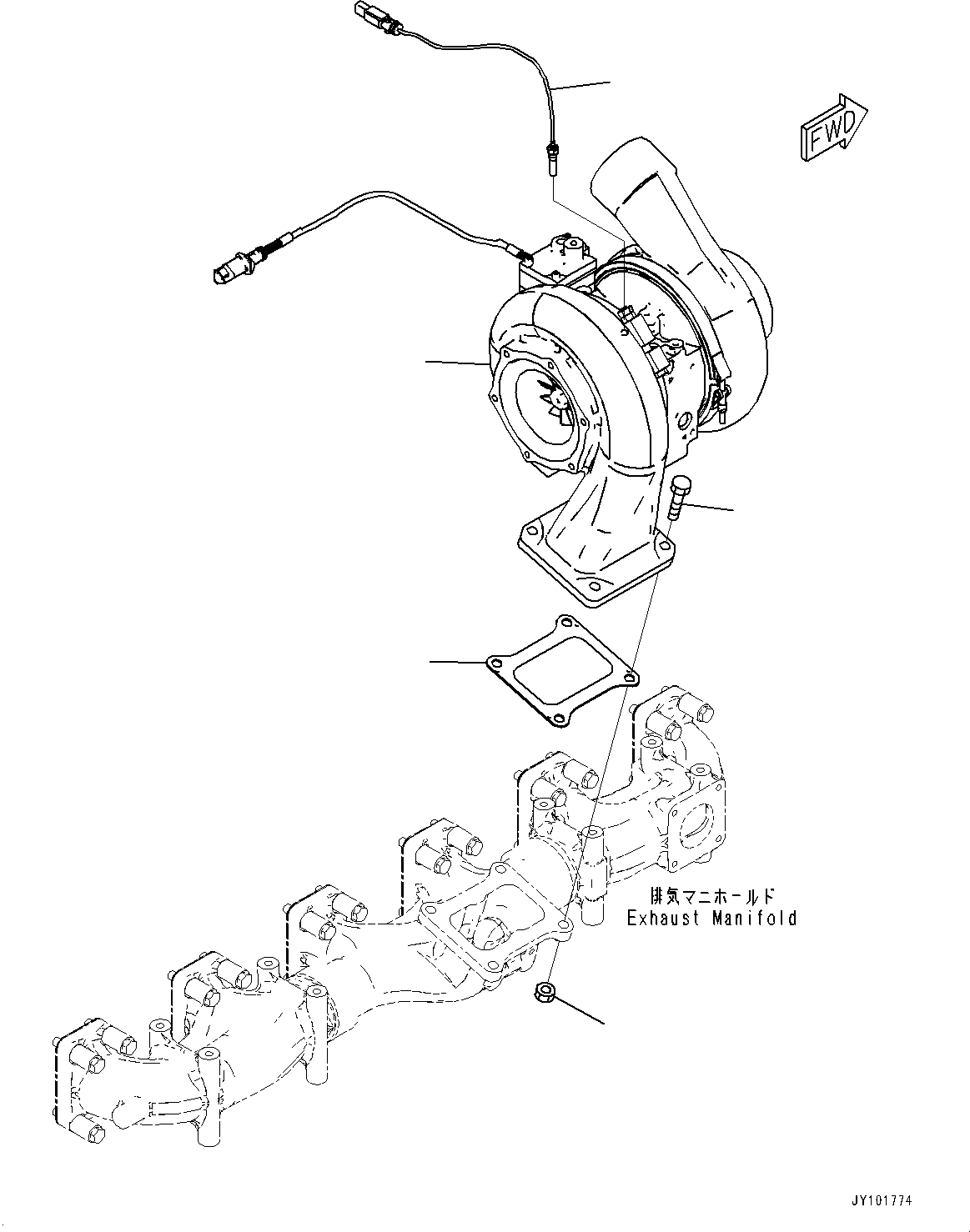 Turbocharger 6509-12-5040 KOMATSU
