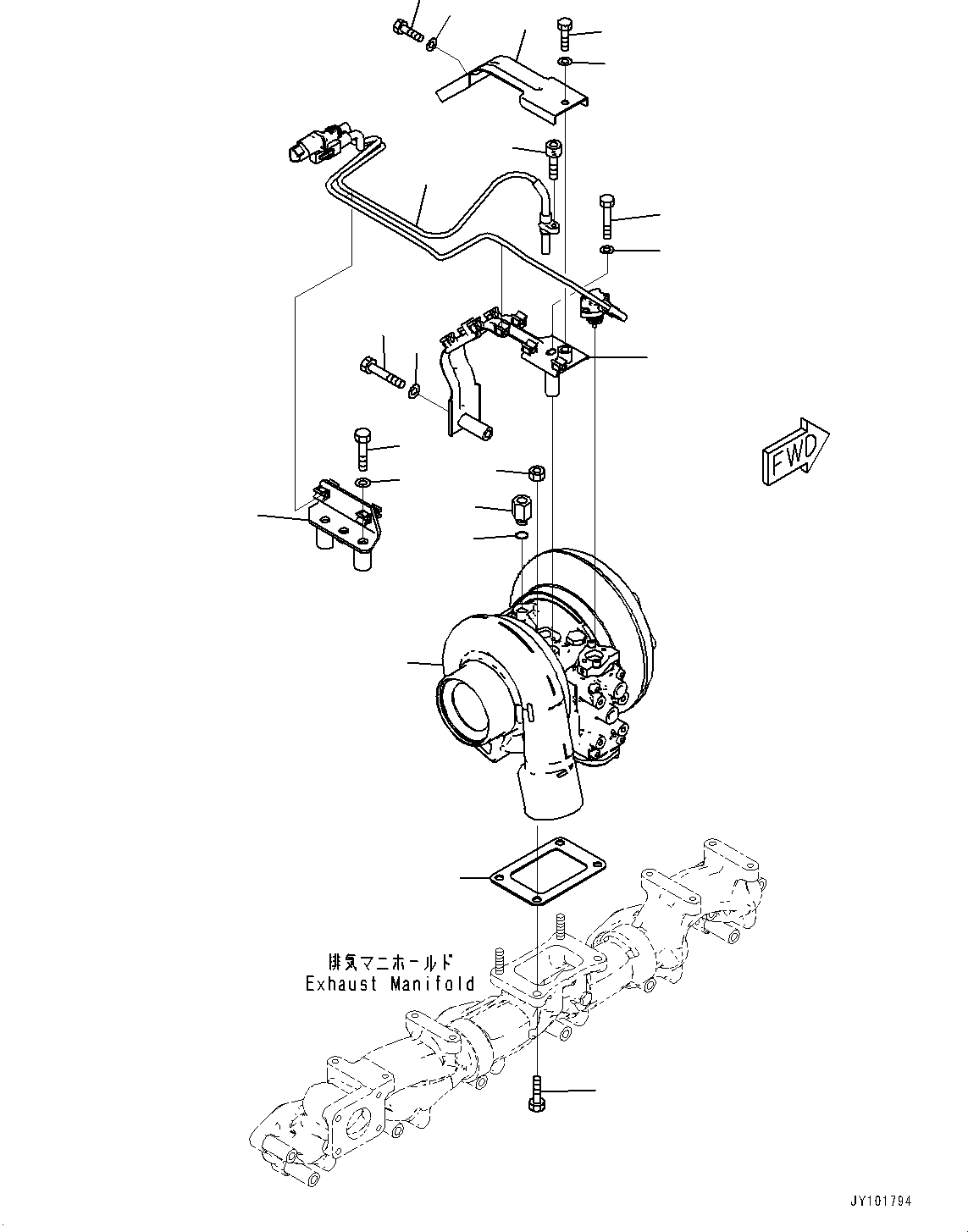 Turbocharger 6507-21-5010 KOMATSU