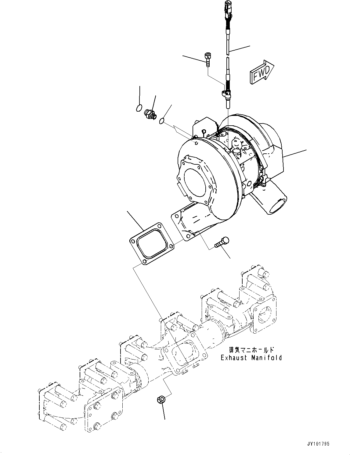 Turbocharger 6508-12-5040 KOMATSU