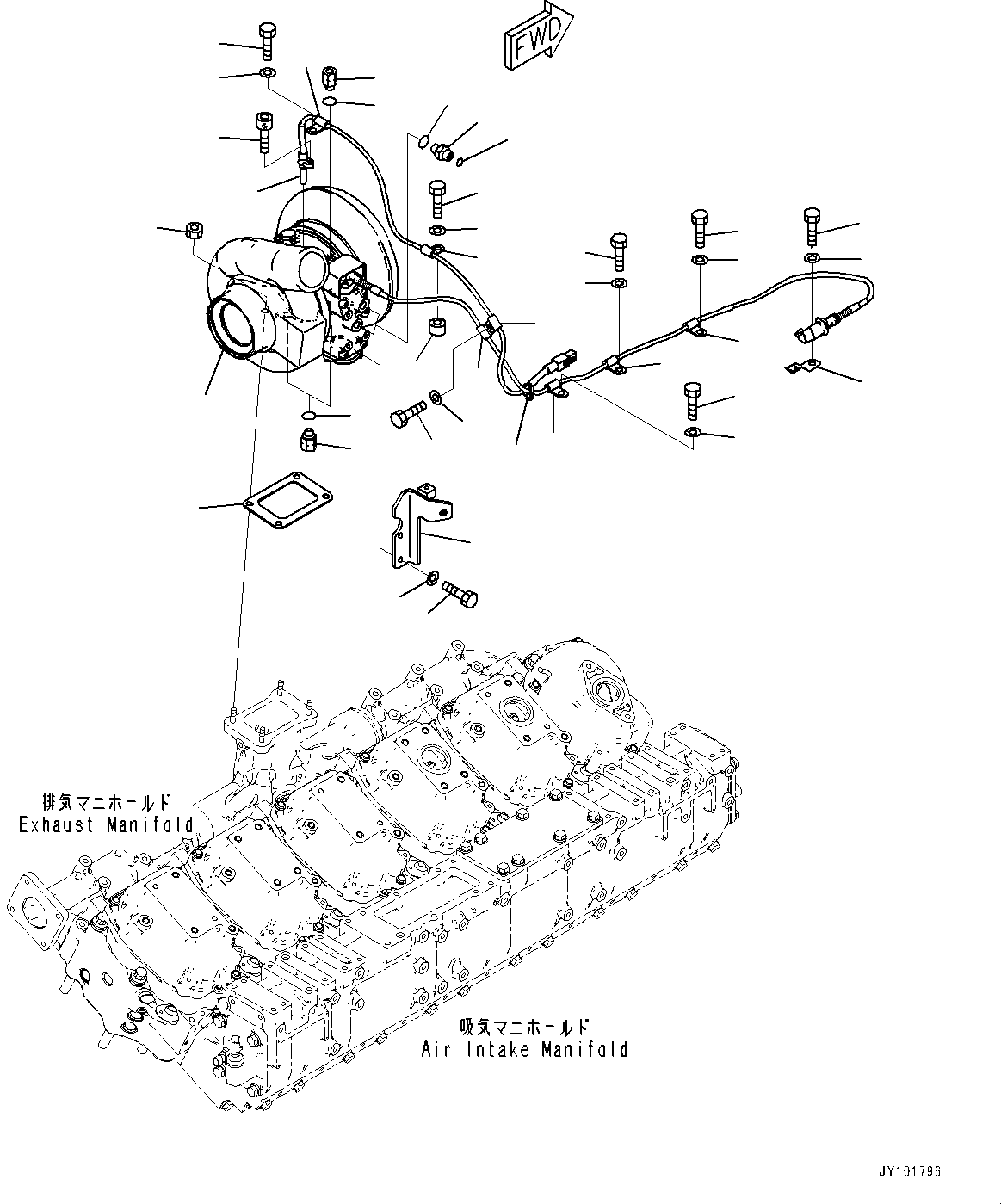 Прокладка 6266-11-6970 KOMATSU