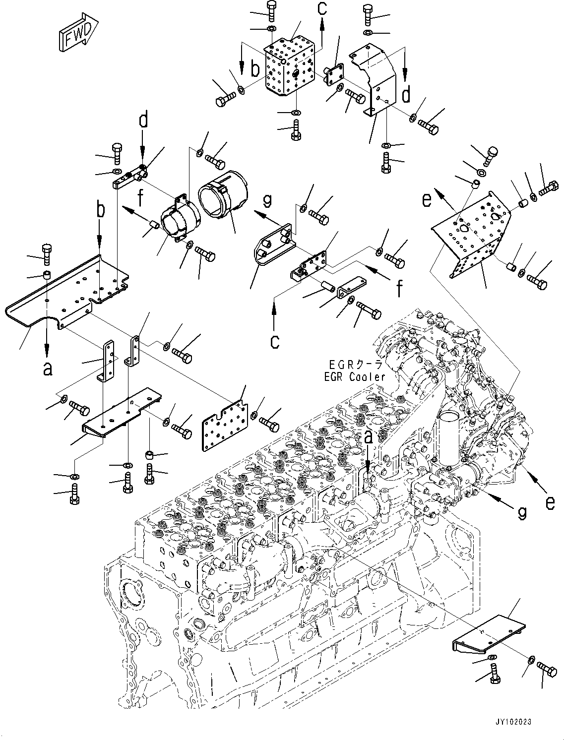Крышка 6246-11-7170 KOMATSU