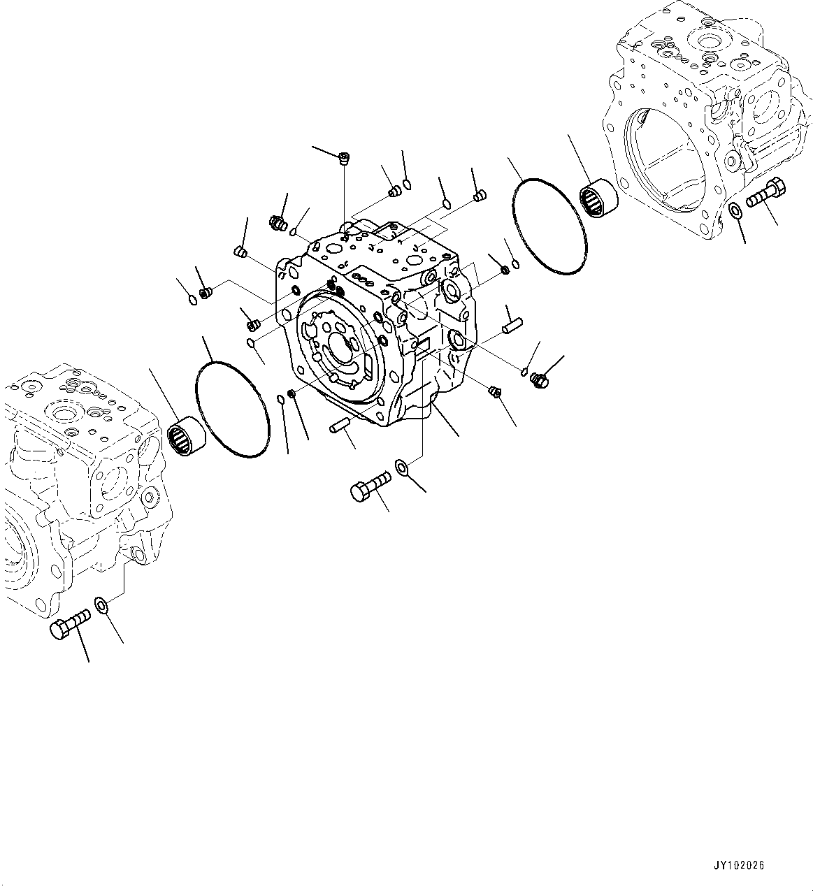Cap Assembly, End (708-2G-04530) KOMATSU