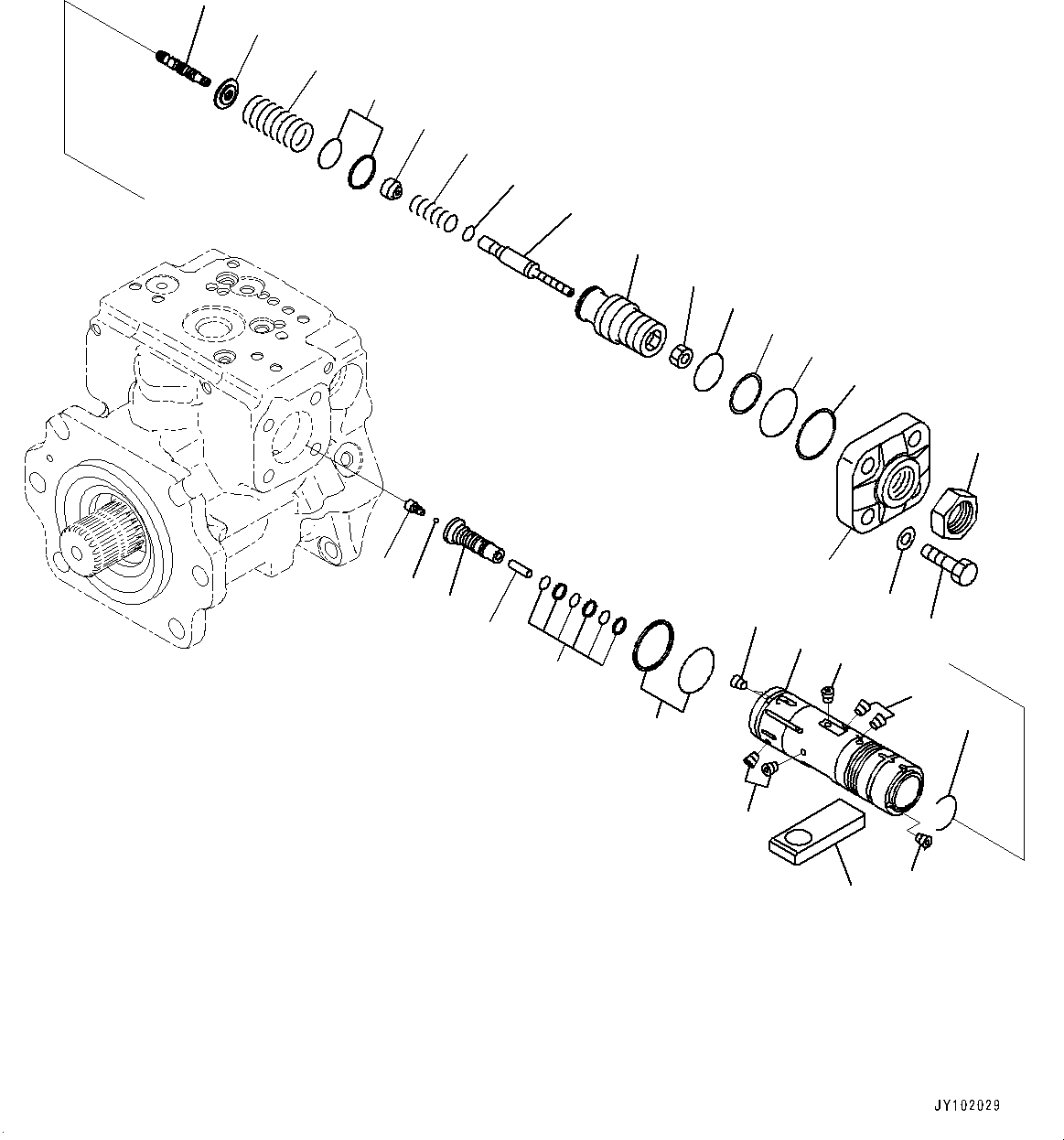 Valve Assembly, PC (708-2G-03380) KOMATSU
